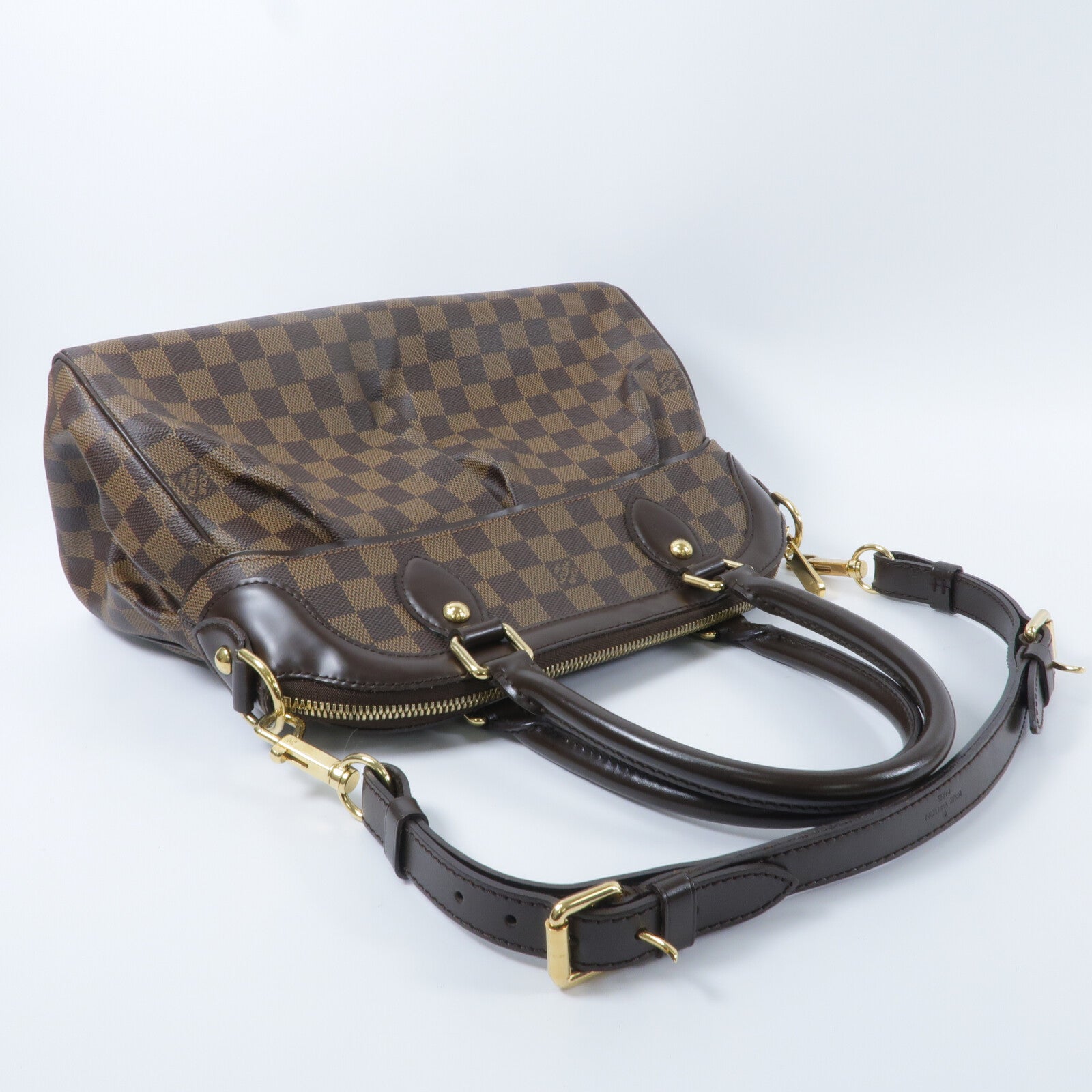 LOUIS VUITTON Damier Trevi手挽肩背兩用袋