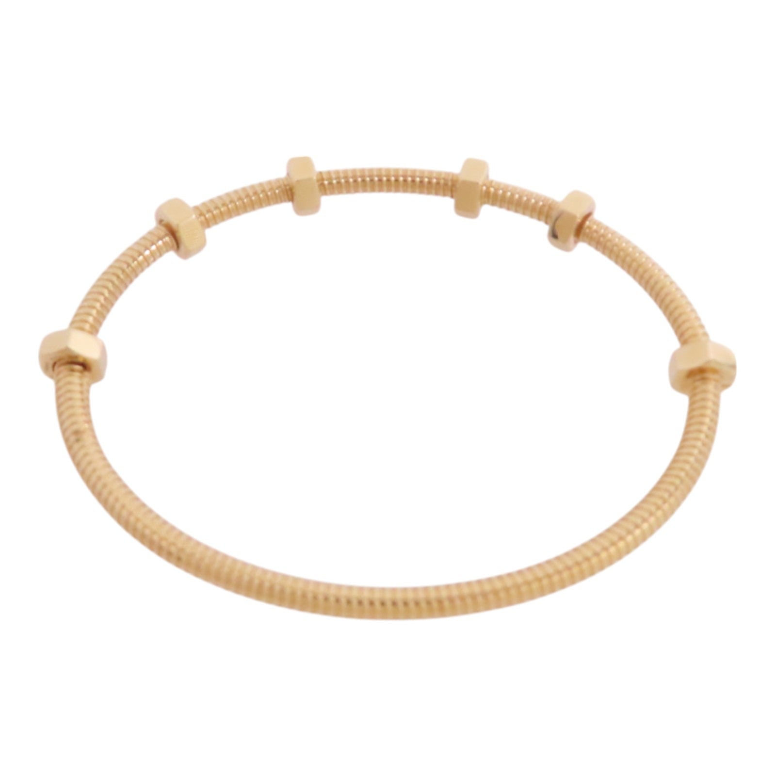 CARTIER 18K玫瑰金Ecrou de Cartier Blaceret手鏈#18