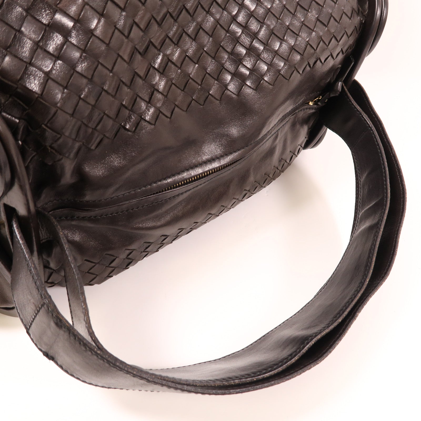 BOTTEGA VENETA 牛皮皮革Shoulder Bag金扣肩背袋