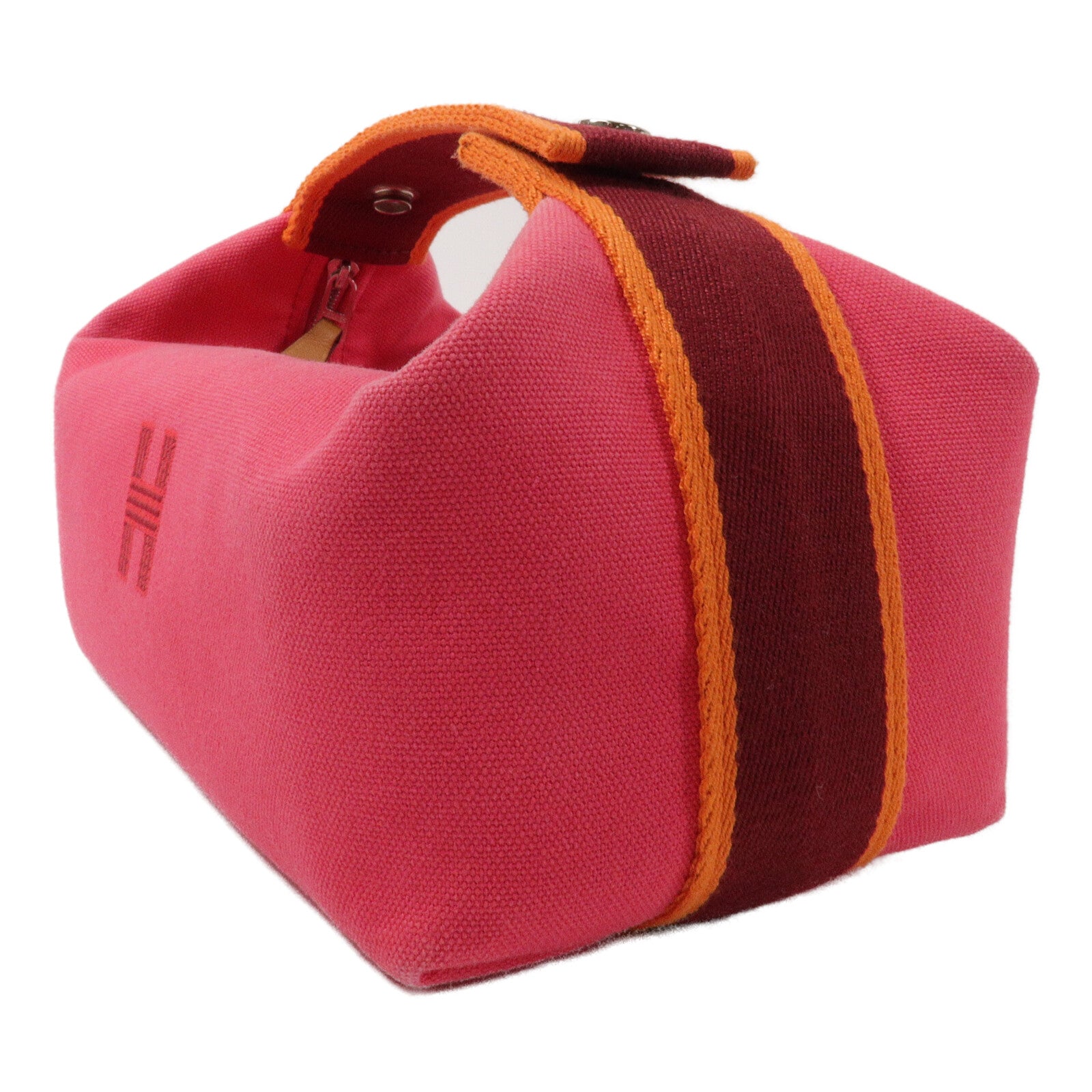 HERMES 帆布Bride A Brac GM手挽袋Hibiscus