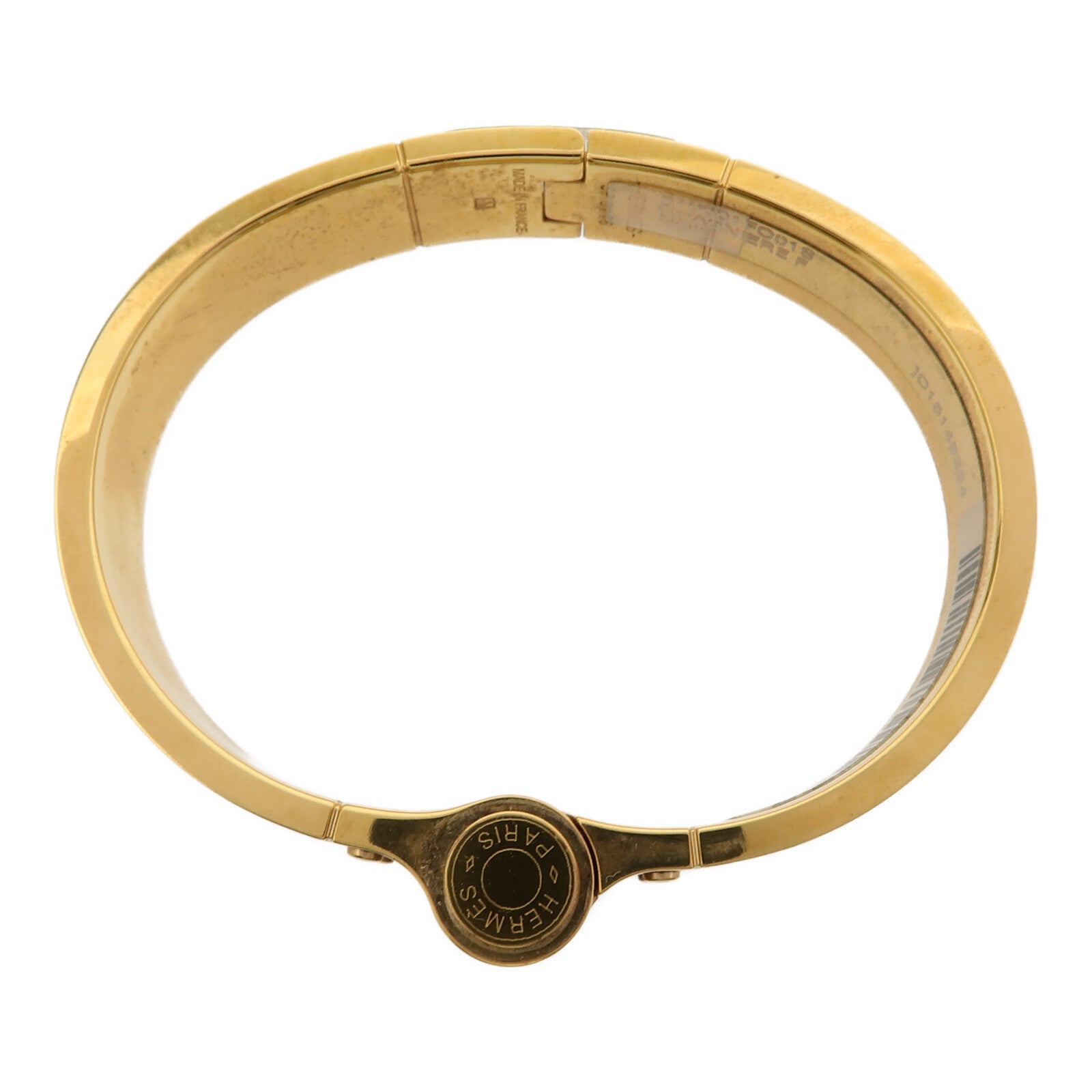 HERMES 金屬/琺瑯Enamel Hinged Bracelet手鐲