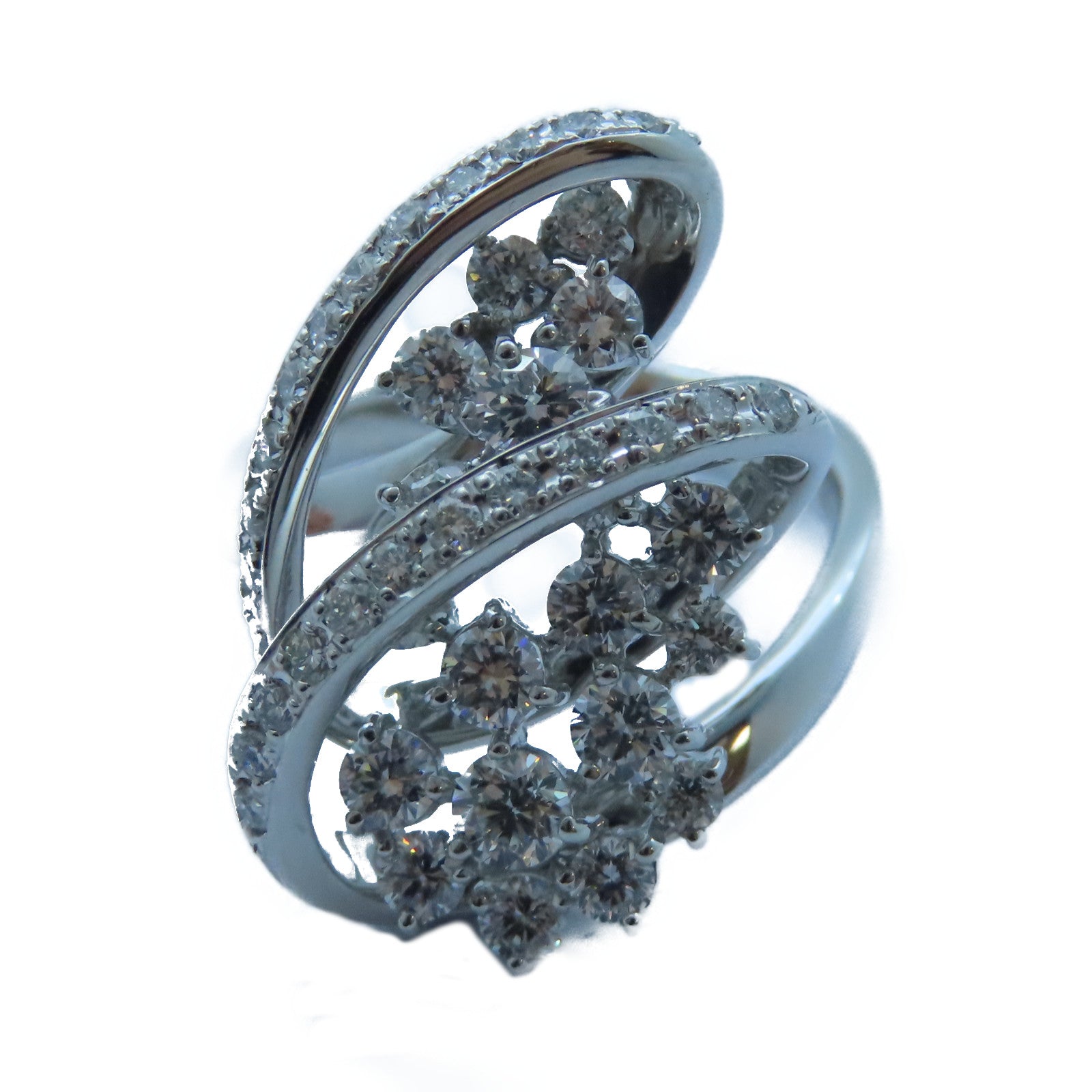 JEWELRY 【激減優惠】18K白金Diamond Ring 1.38ct鑽石戒指US#6.5