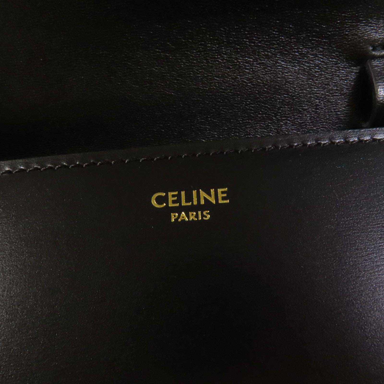 CELINE 【激減優惠】牛皮皮革Mini Classic Box金扣肩背袋