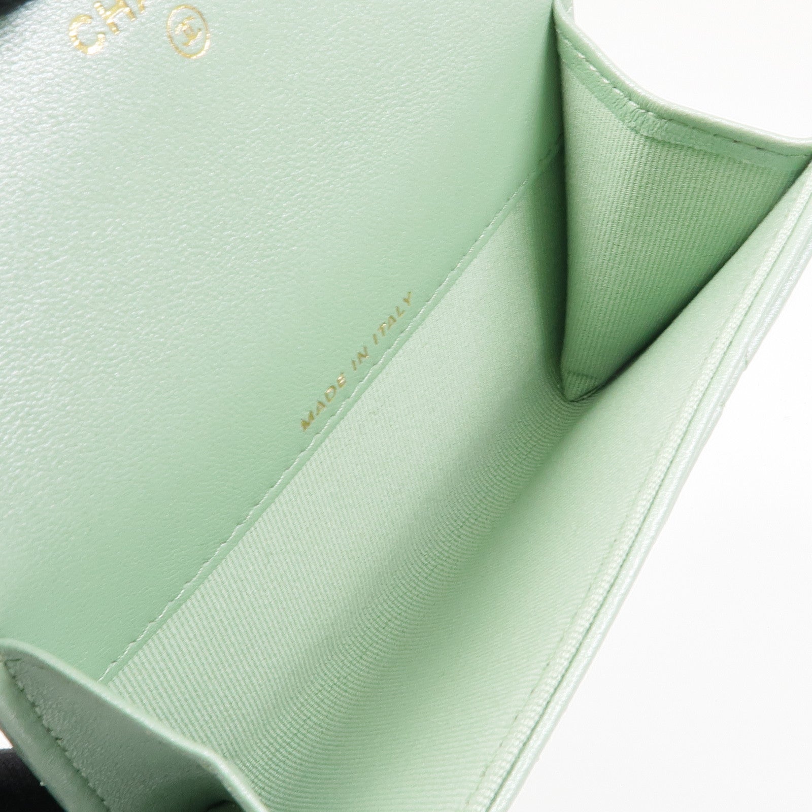 CHANEL 羊皮皮革Card Case金扣卡片套