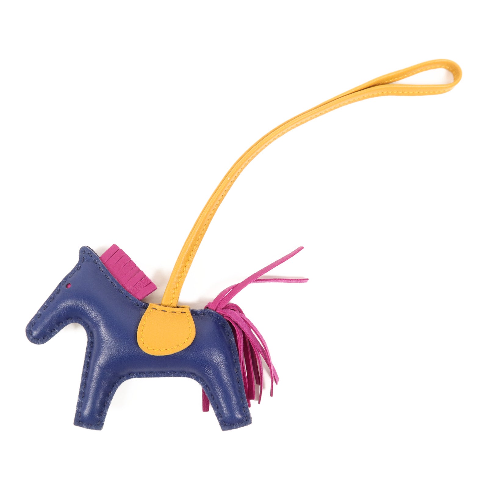 HERMES 皮革Rodeo PM掛飾