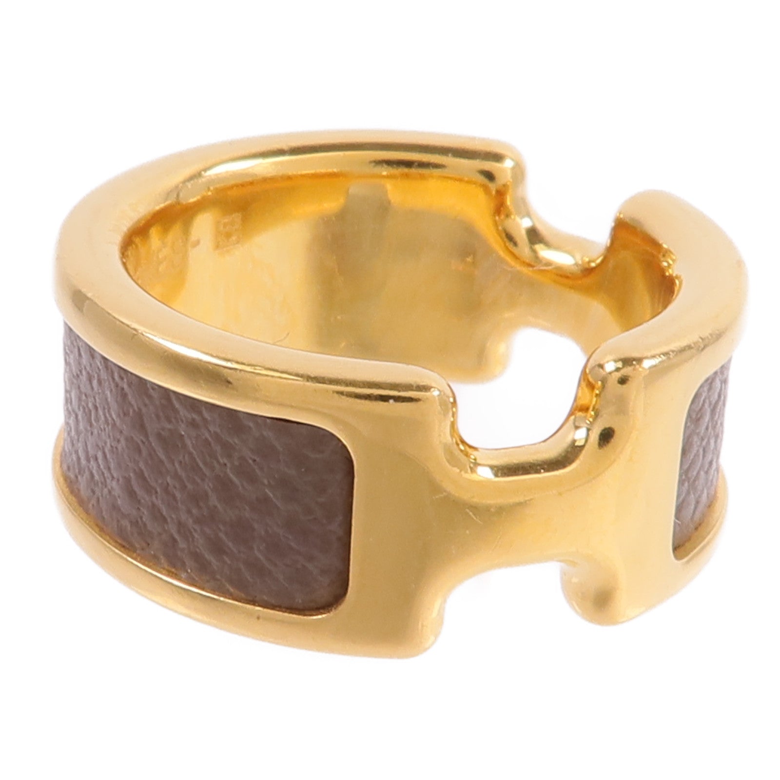 HERMES 金屬/Madame Olympe Ring戒指Etoupe