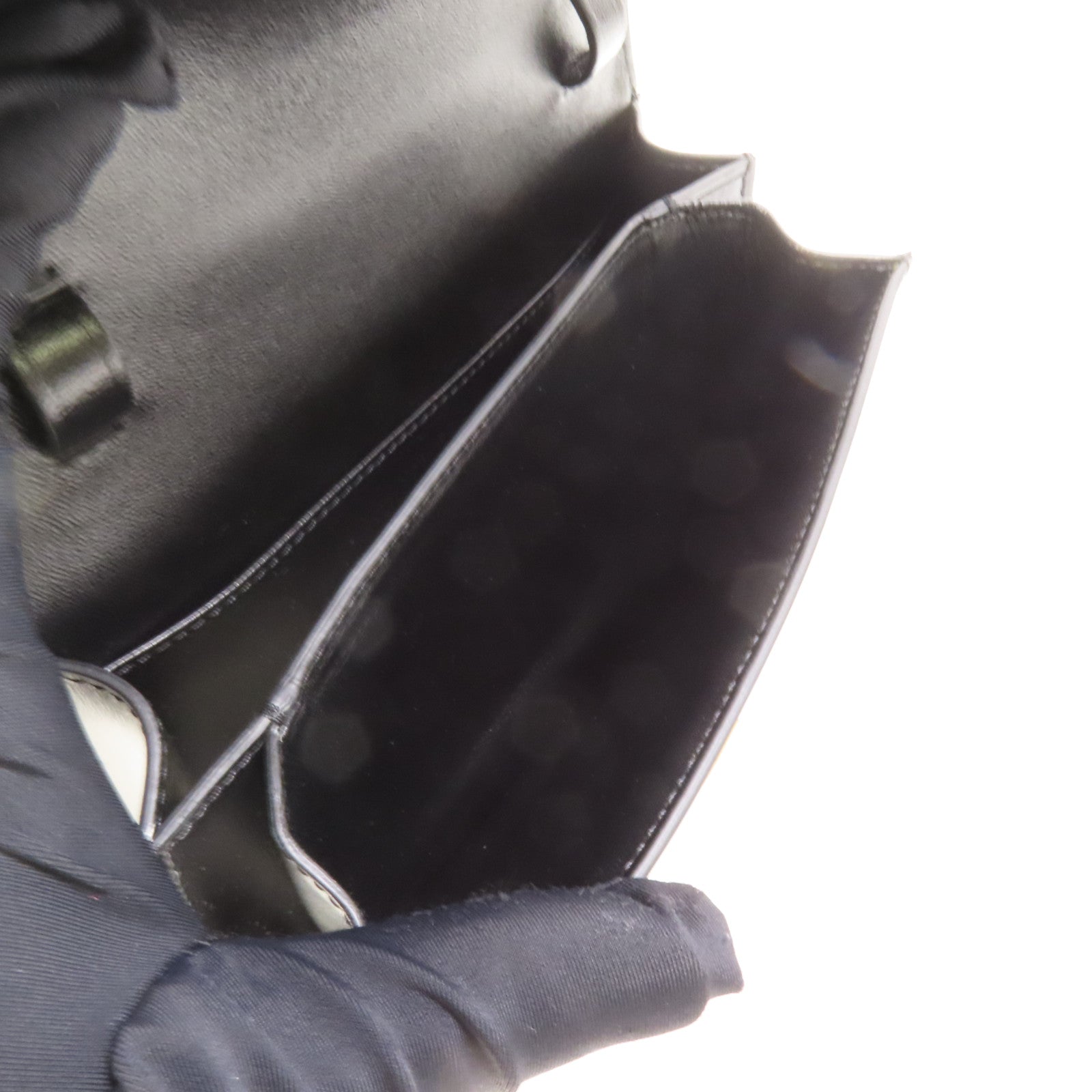 CELINE 【激減優惠】牛皮皮革Mini Classic Box金扣肩背袋