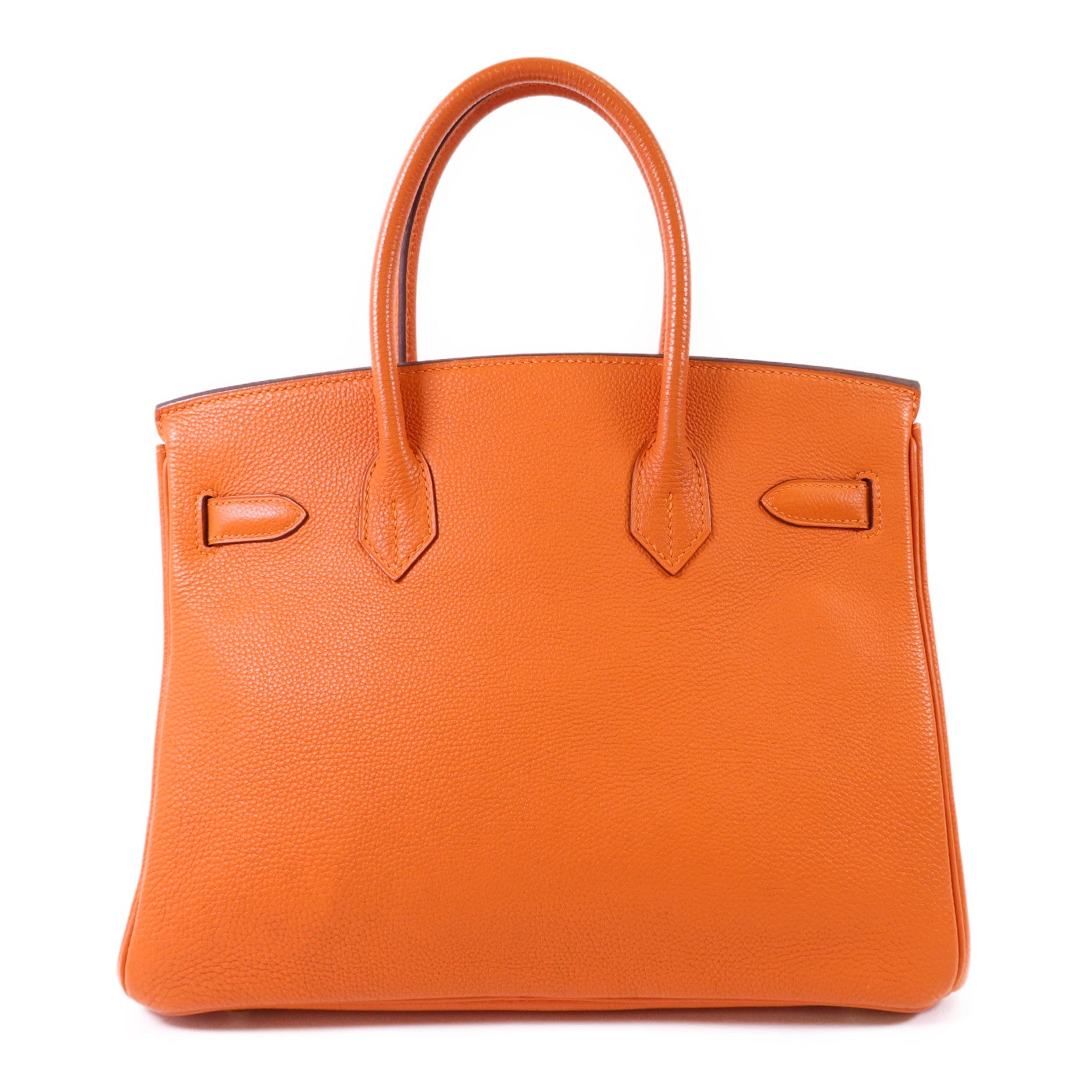 HERMES Togo皮革Birkin 30銀扣手挽袋