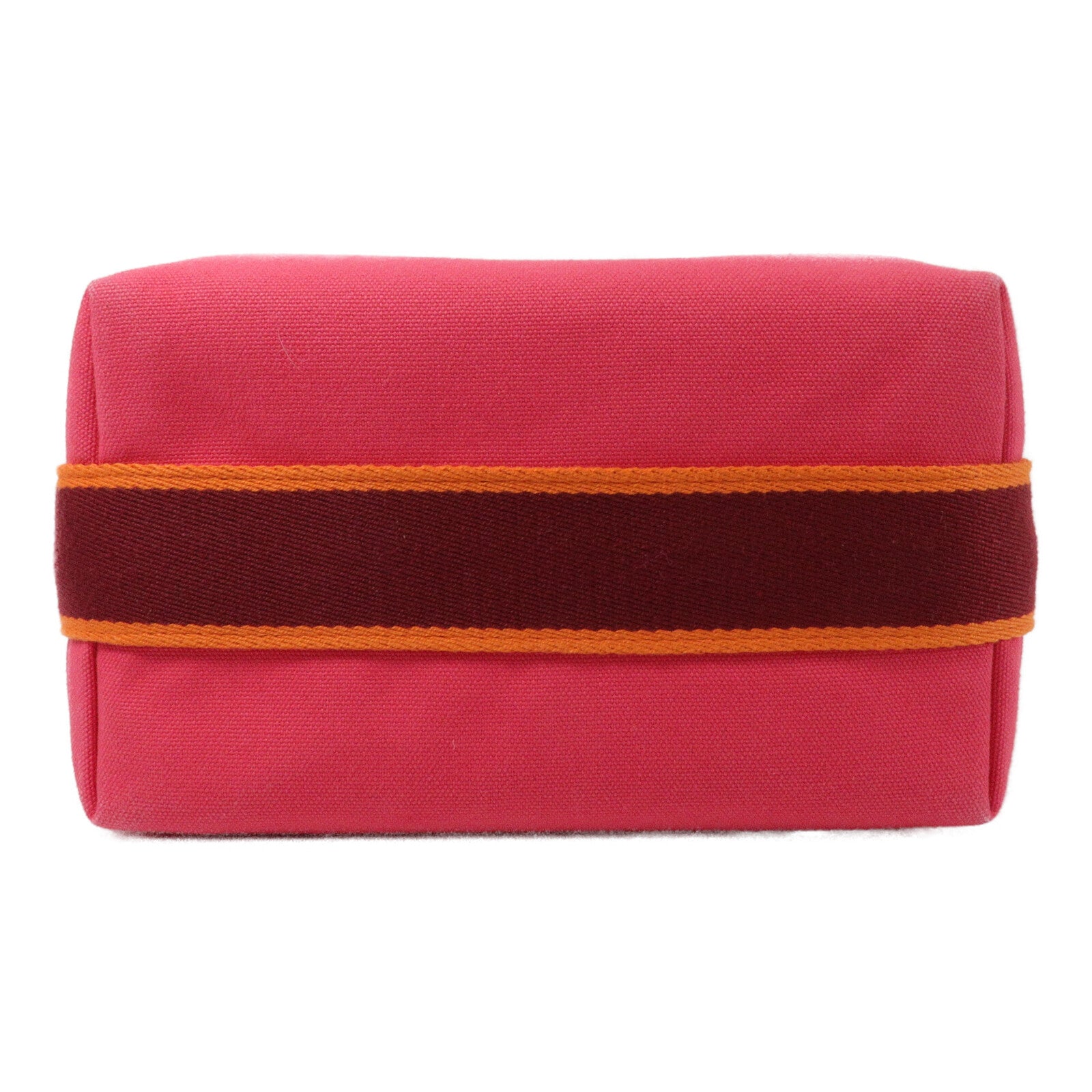 HERMES 帆布Bride A Brac GM手挽袋Hibiscus