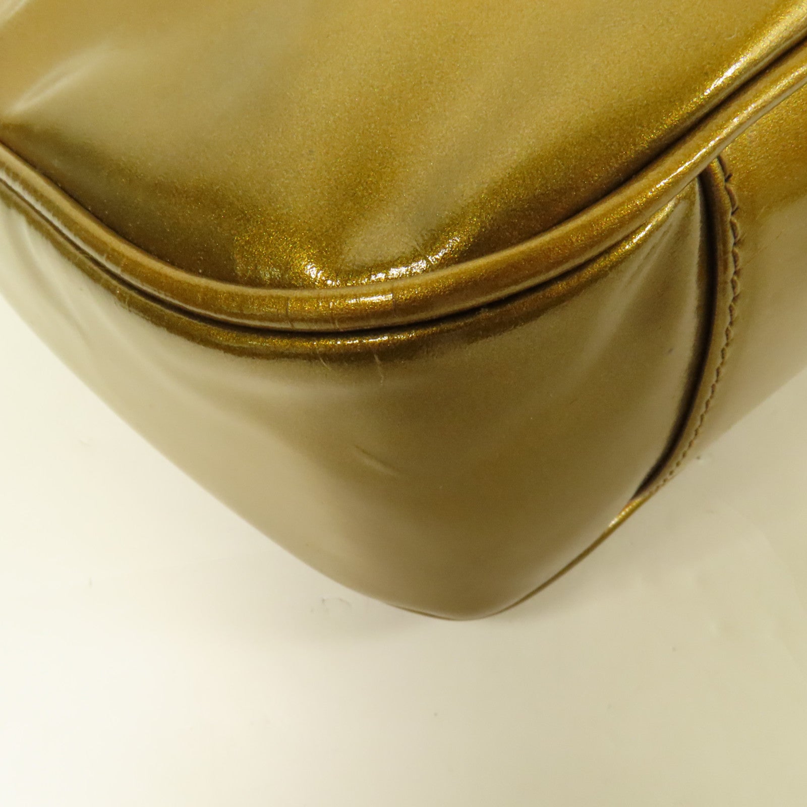 GUCCI 漆皮皮革2 Way Shoulder Bag金扣手挽肩背兩用袋