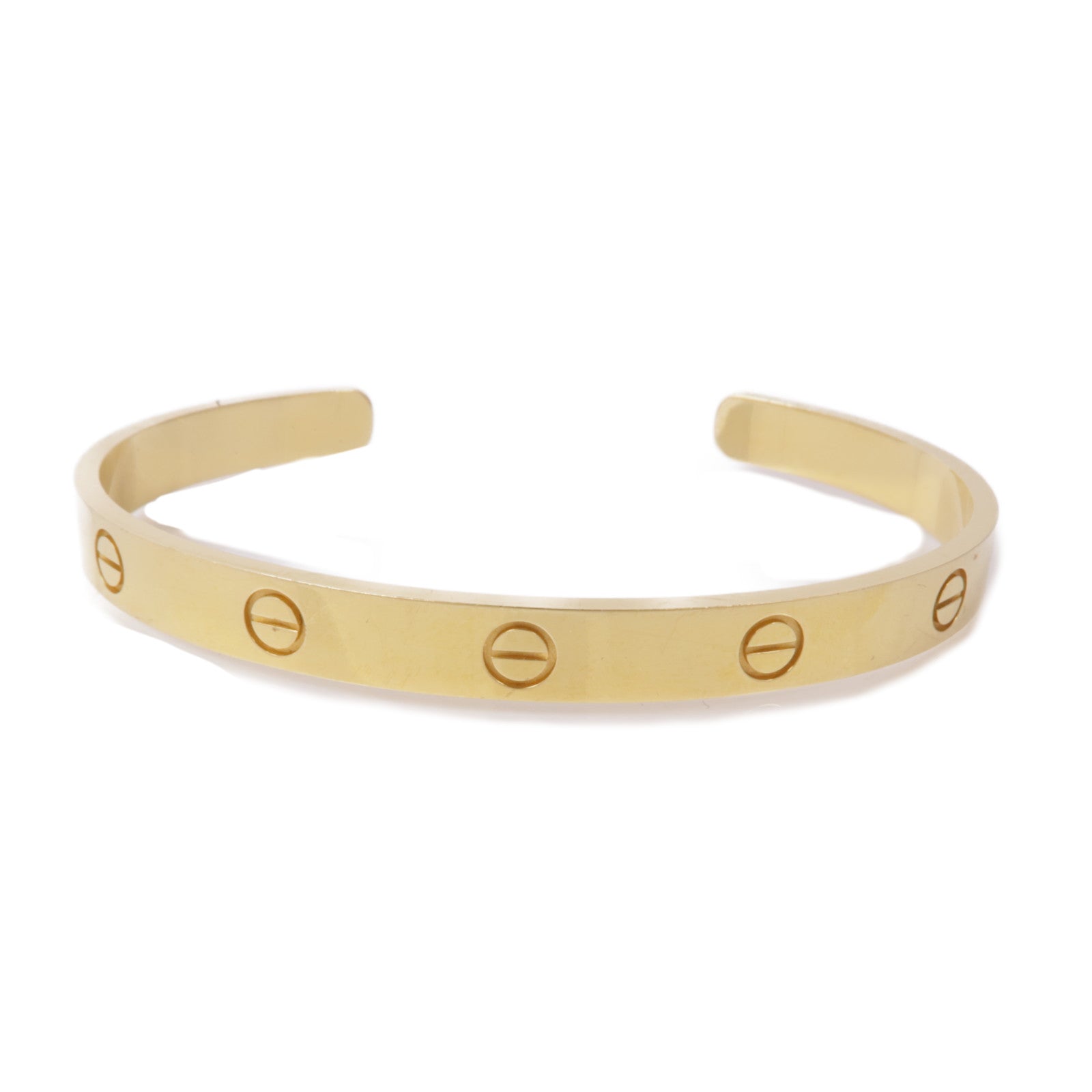 CARTIER 18K黃金Love Bracelet手鐲Cartier#19