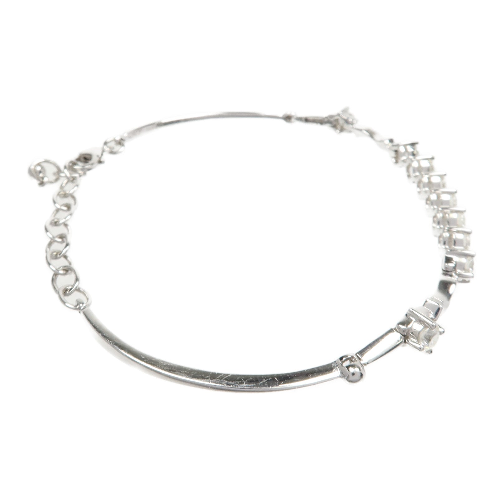 JEWELRY 18K白金Diamond Bracelet鑽石手鏈