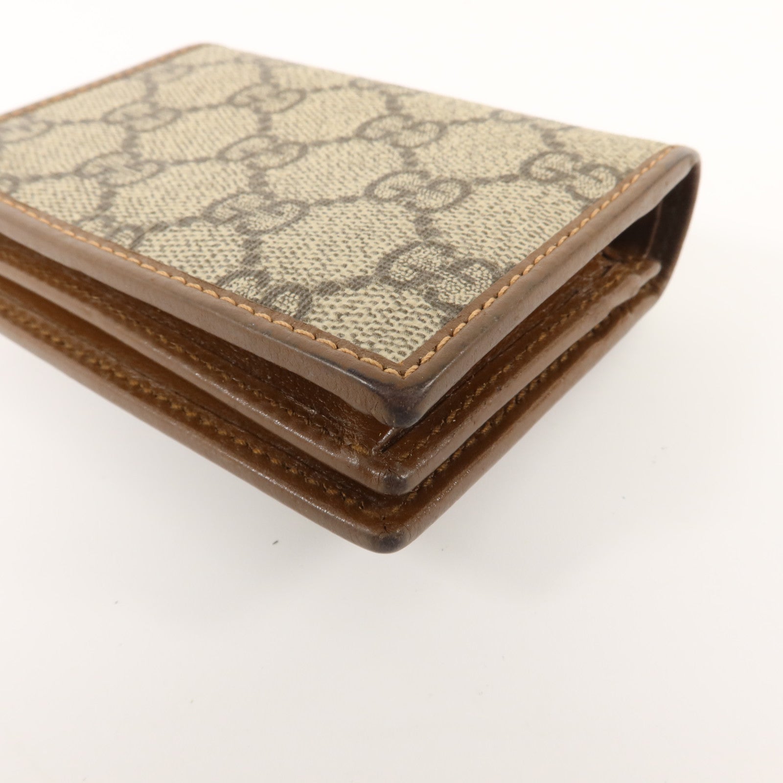 GUCCI 塗層帆布Horsebit 1955 Card Case Wallet錢包