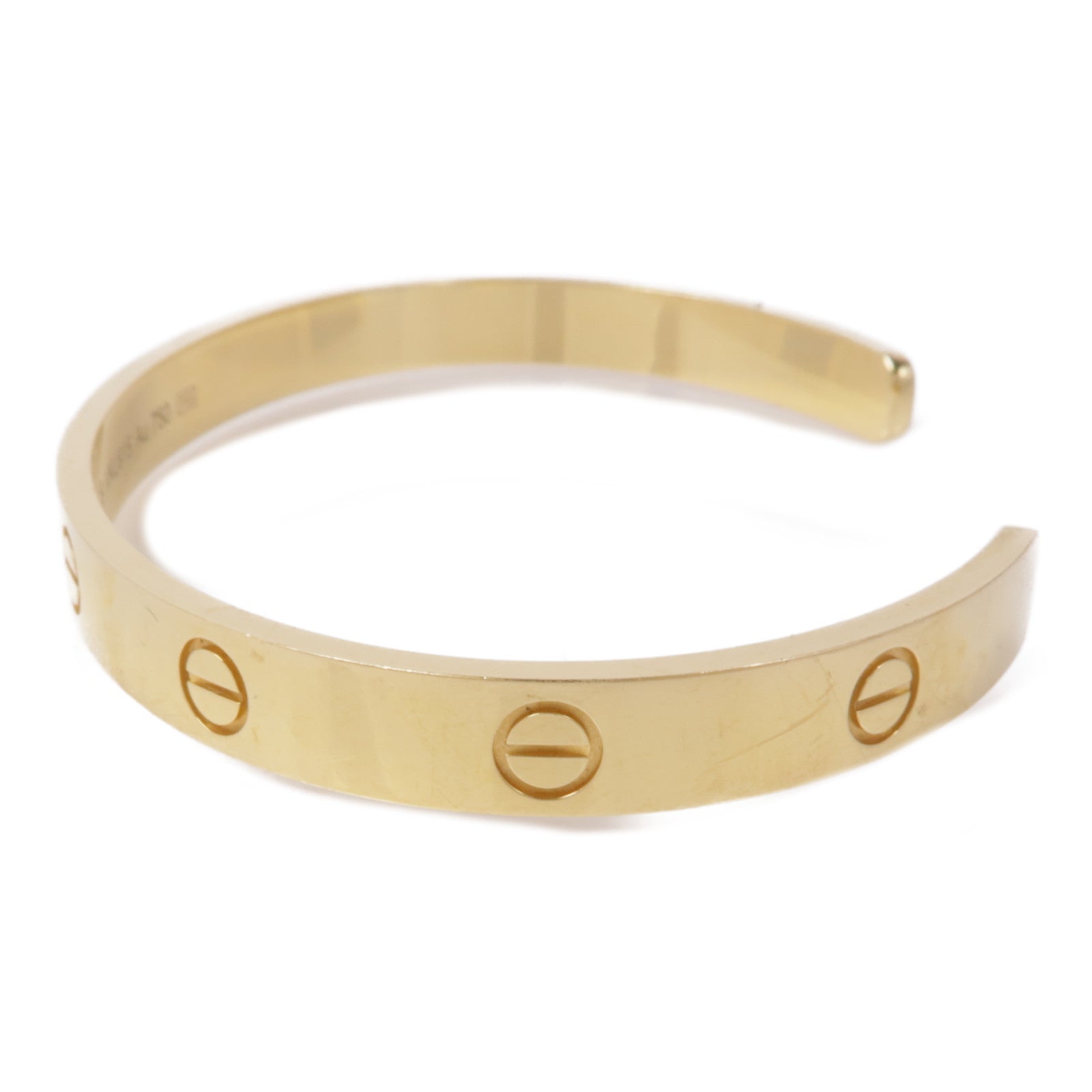 CARTIER 18K黃金Love Bracelet手鐲Cartier#19