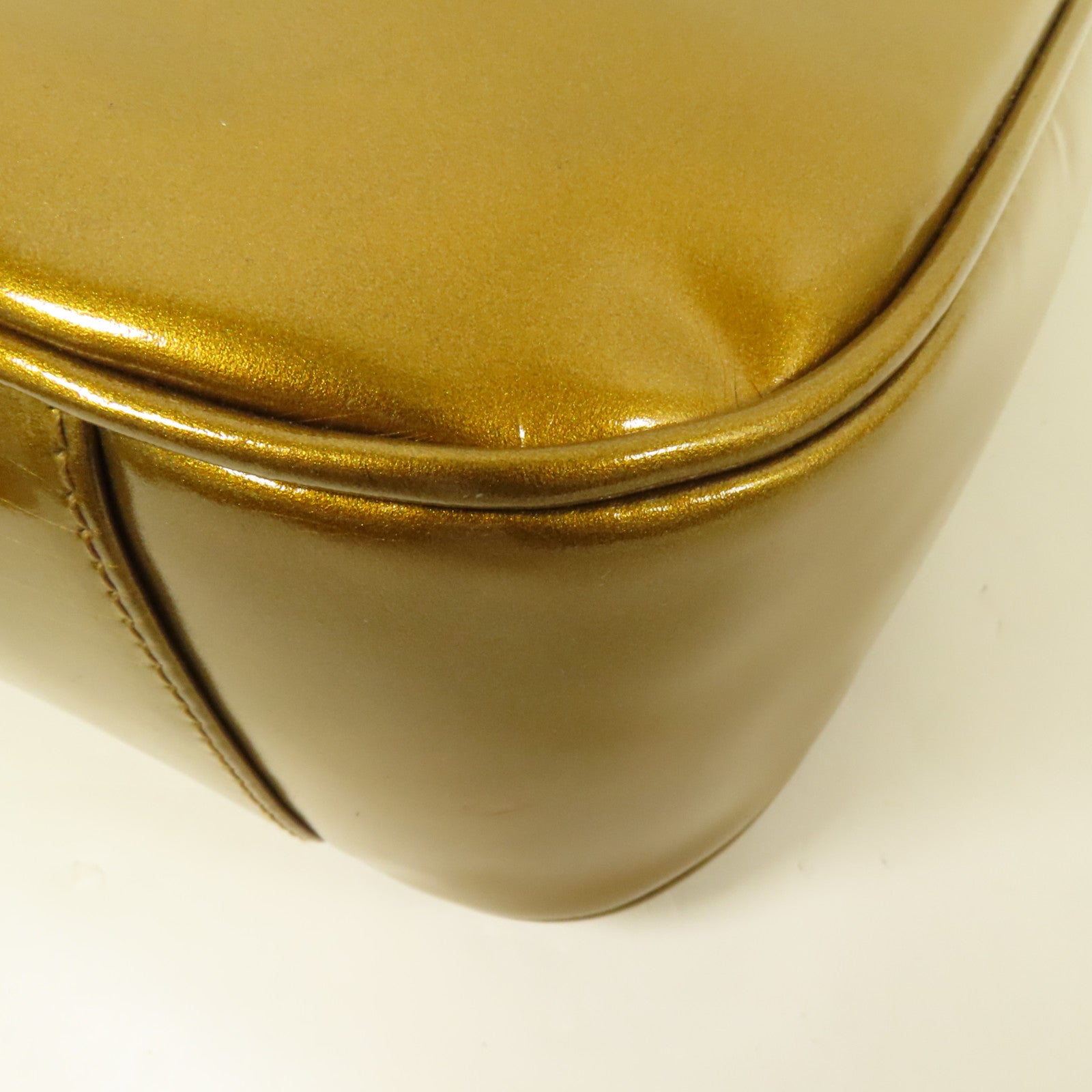 GUCCI 漆皮皮革2 Way Shoulder Bag金扣手挽肩背兩用袋