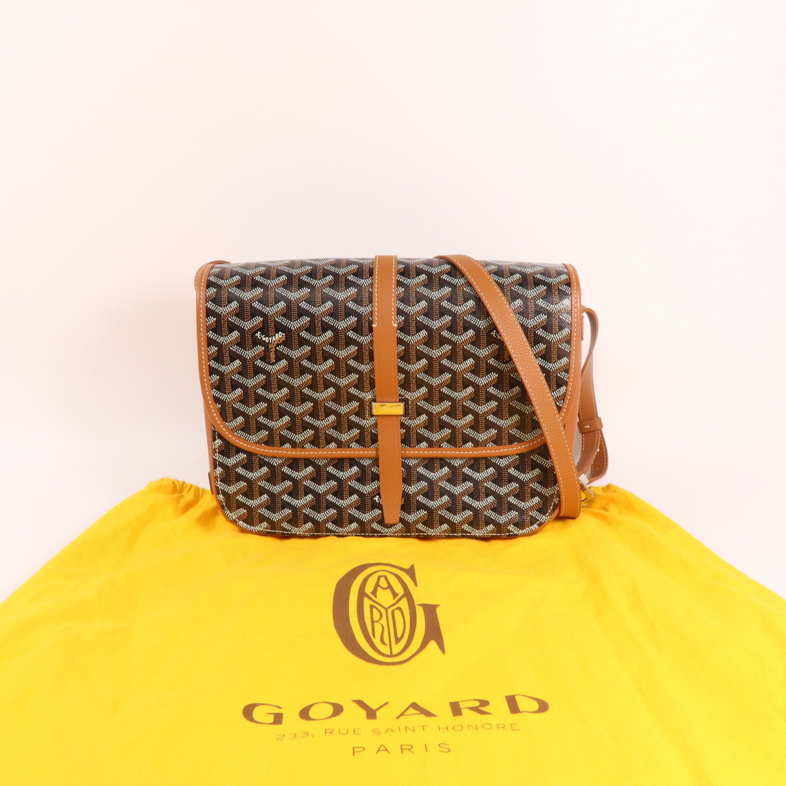 GOYARD 塗層帆布Belvedere MM肩背袋