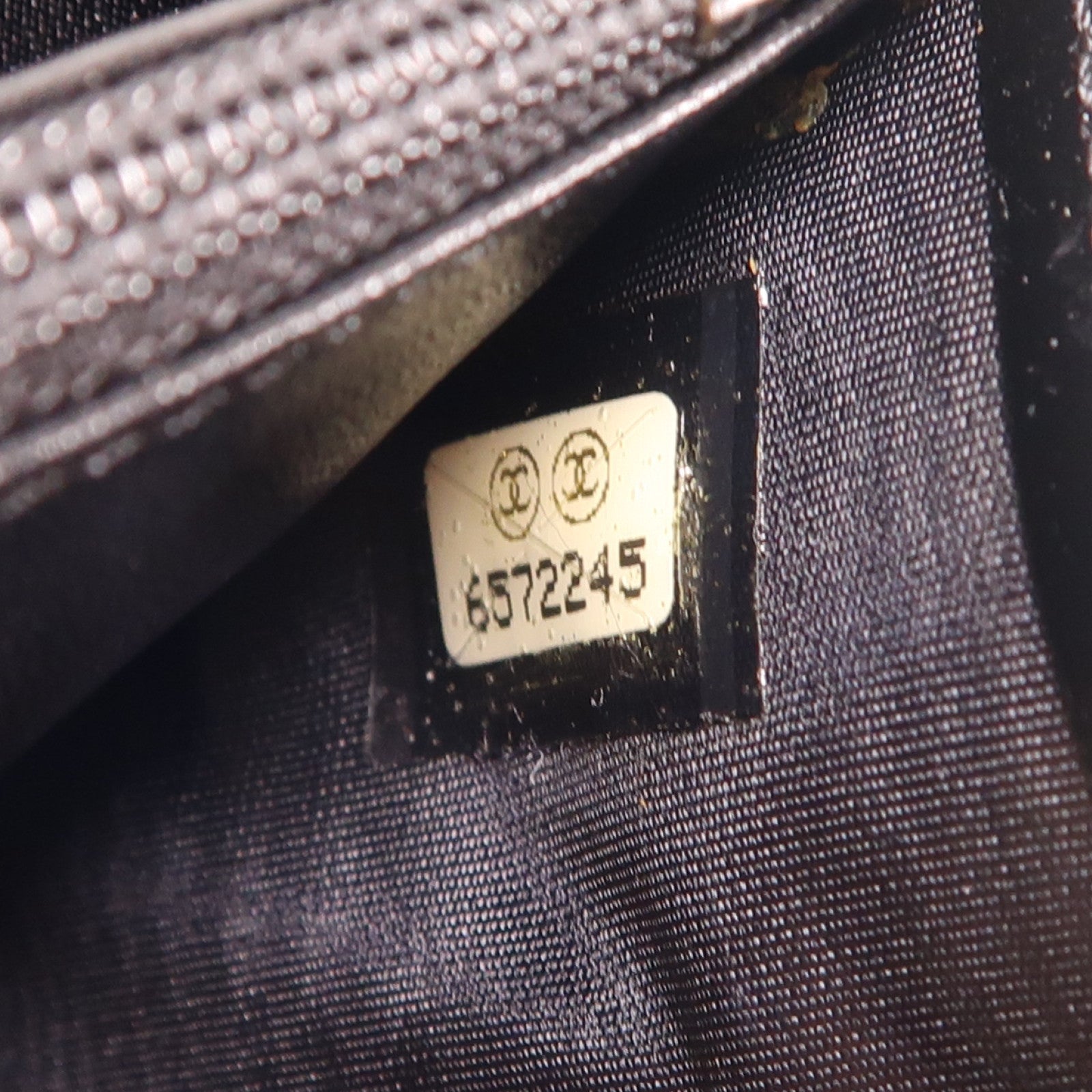 CHANEL 漆皮皮革Wallet銀扣錢包