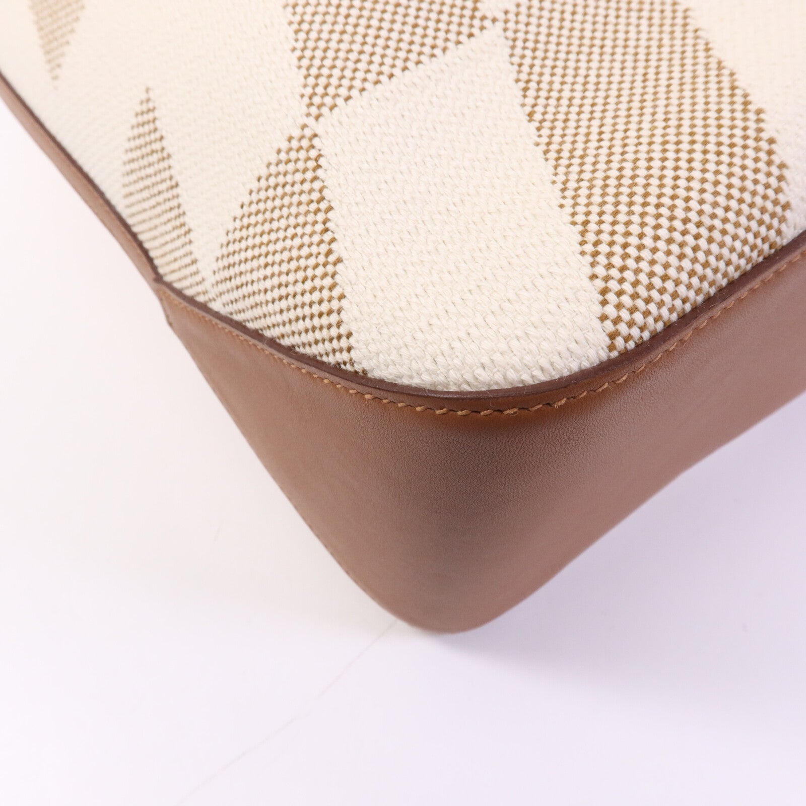 HERMES Toile H/Swift皮革Cabas H En Biais 40手挽袋