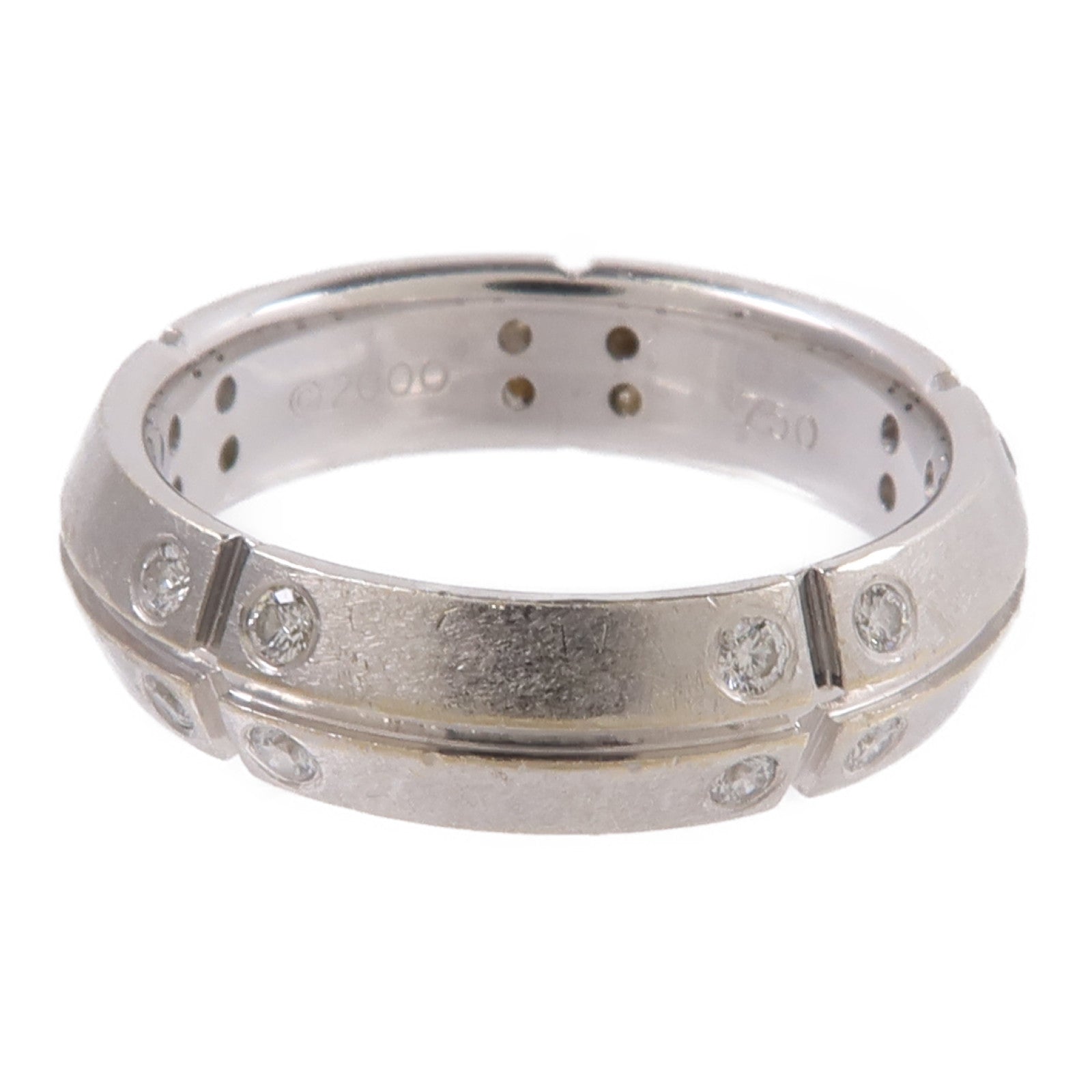 TIFFANY＆CO 18K白金Streamerica Diamond Ring鑽石戒指
