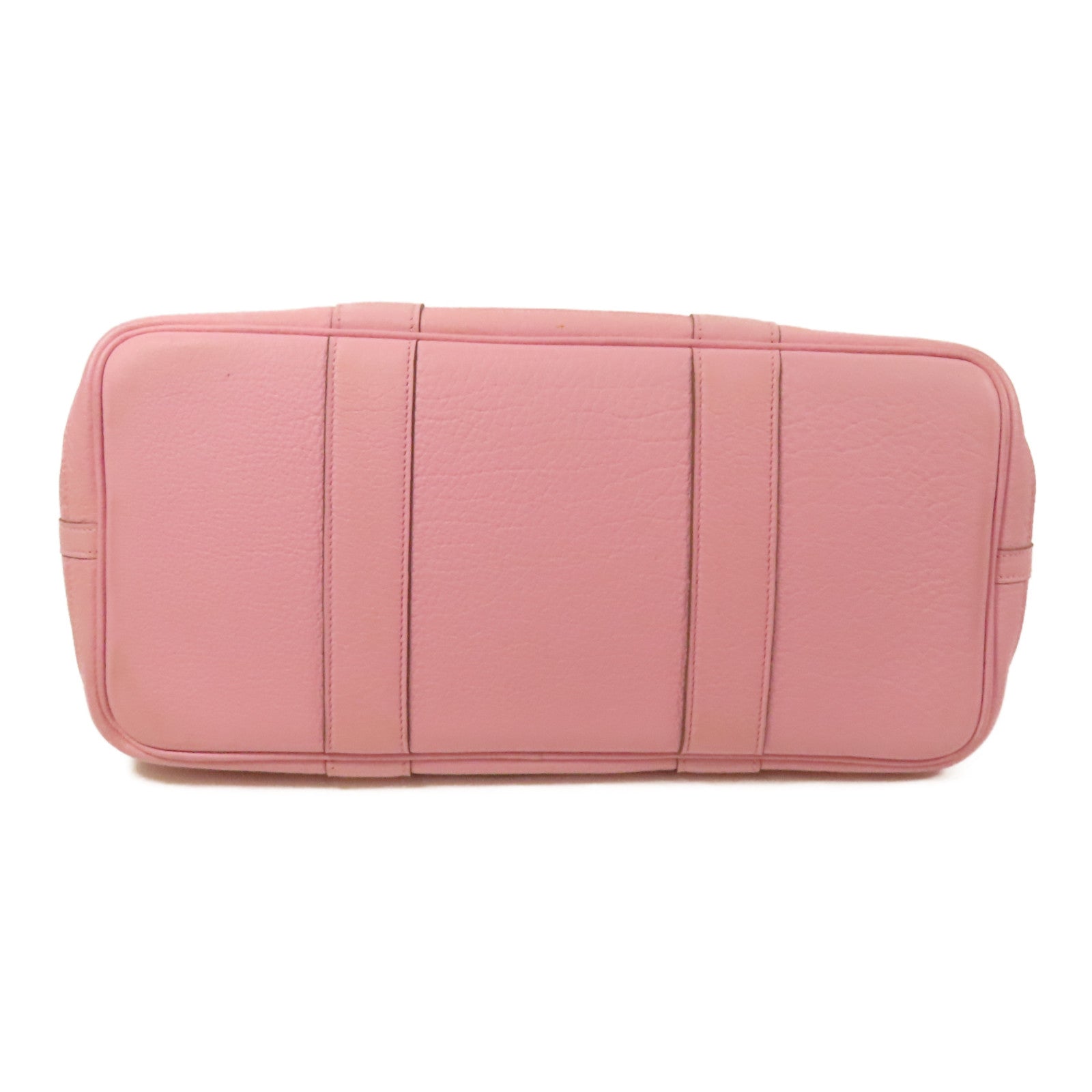HERMES 【激減優惠】Negonda皮革Garden Party PM銀扣手挽袋Rose Sakura