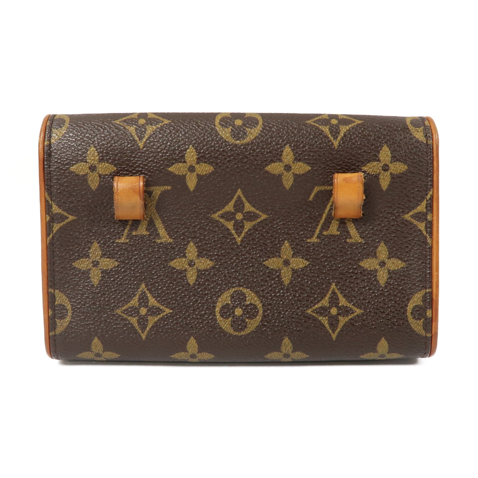 LOUIS VUITTON Monogram Pochette Florentine金扣手拿包啡色