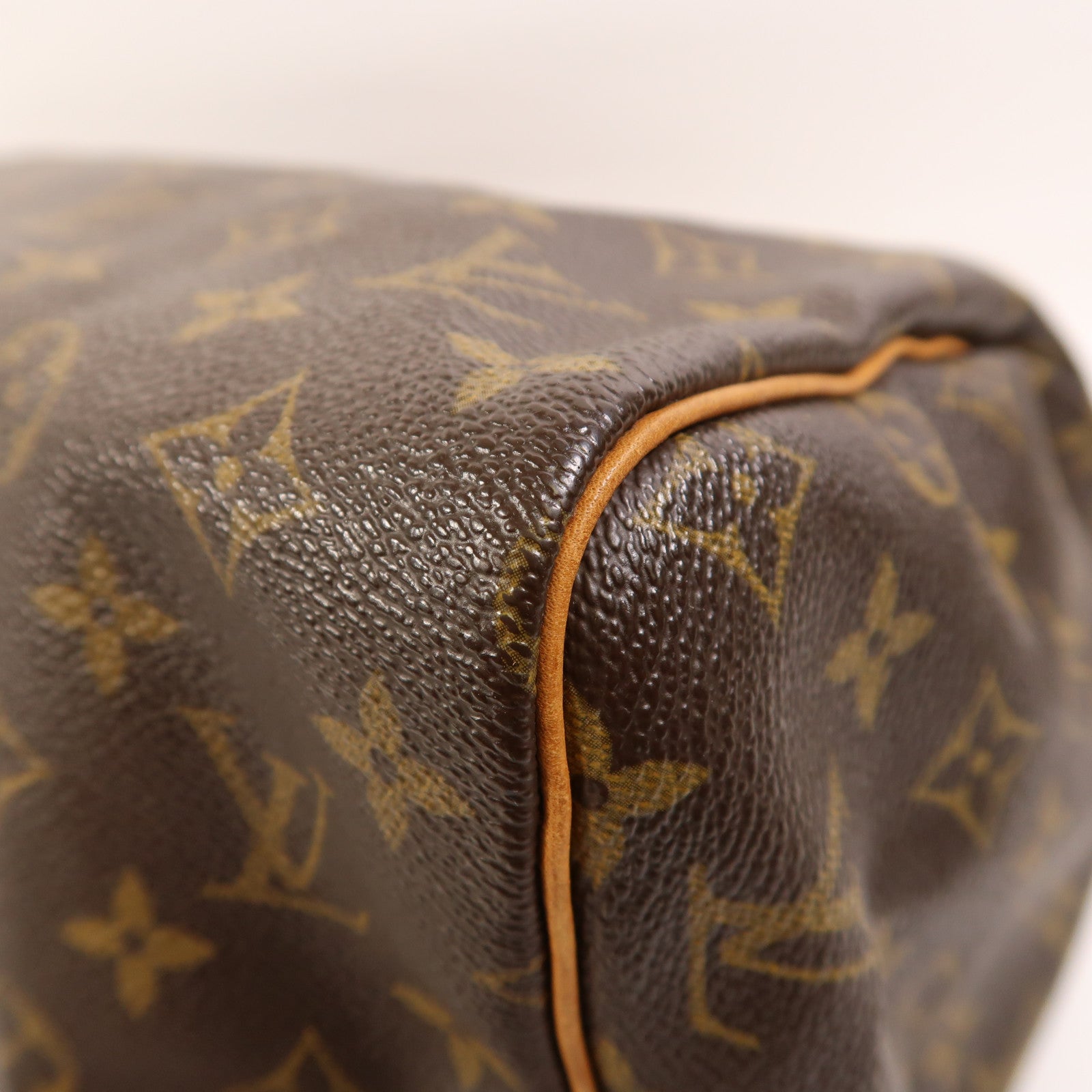LOUIS VUITTON Monogram Speedy 30金扣手挽袋