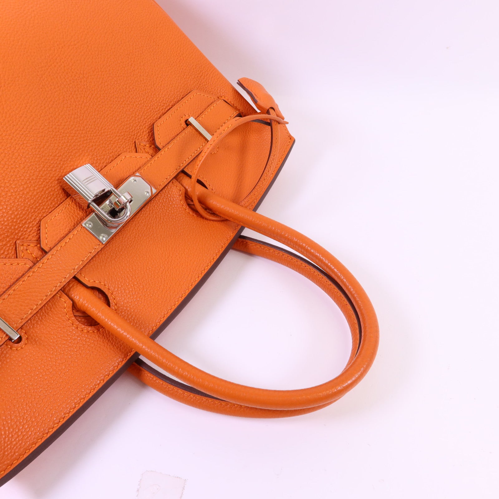 HERMES Togo皮革Birkin 30銀扣手挽袋