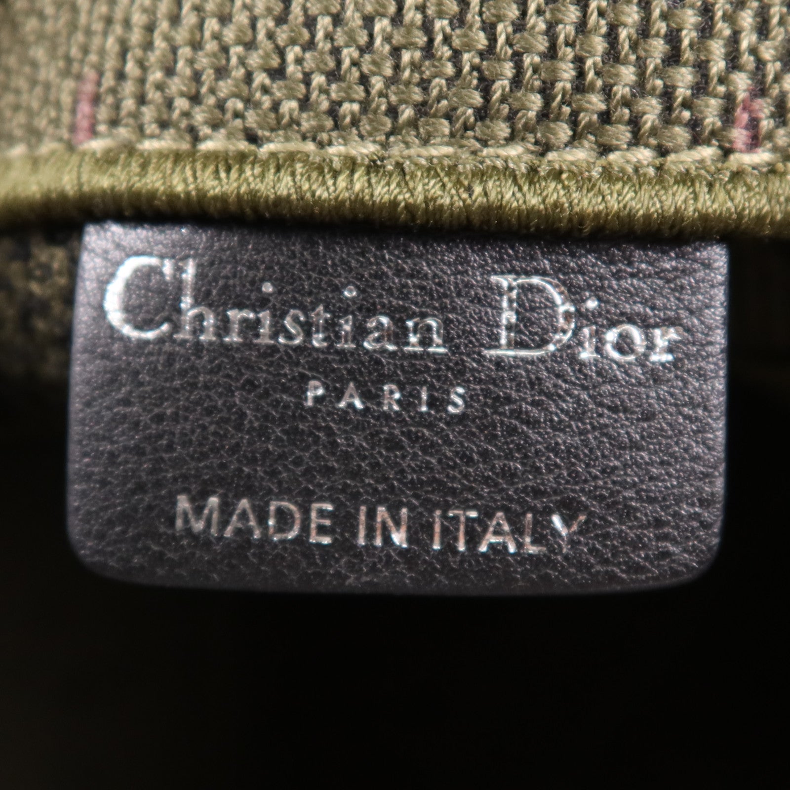 Dior 帆布Dior Camp銀扣肩背袋