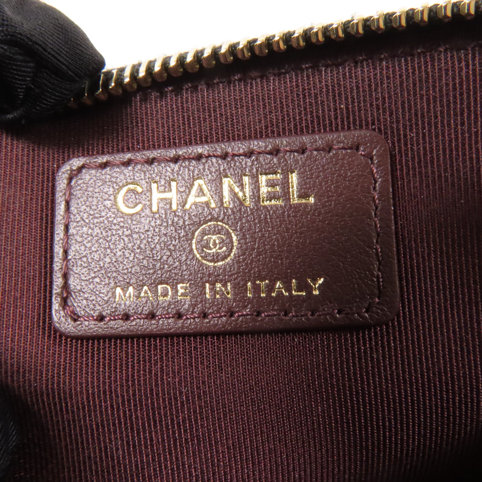 CHANEL 牛皮皮革Card Case金扣卡片套