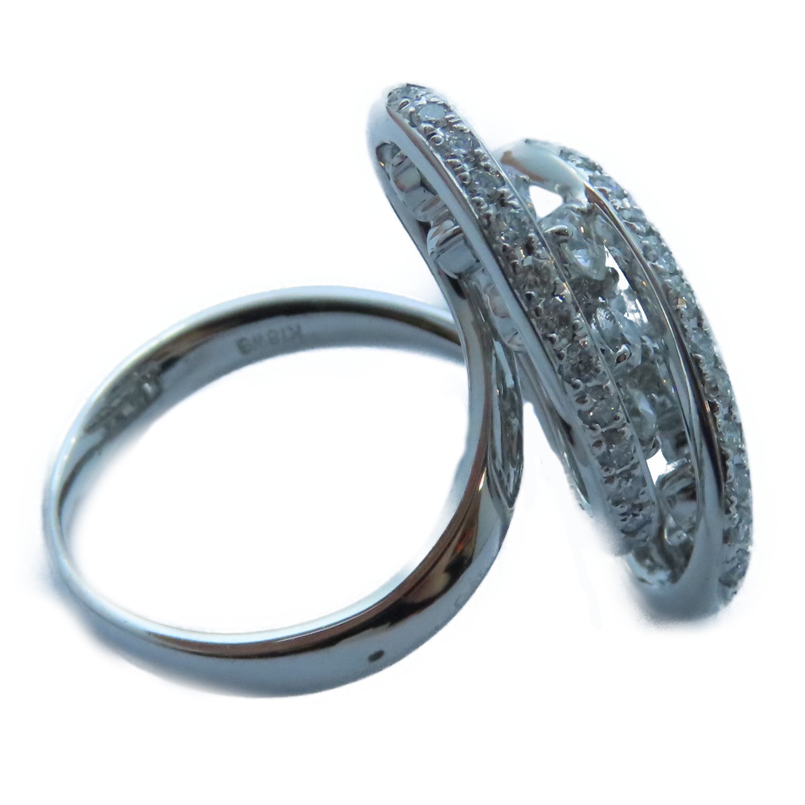 JEWELRY 【激減優惠】18K白金Diamond Ring 1.38ct鑽石戒指US#6.5