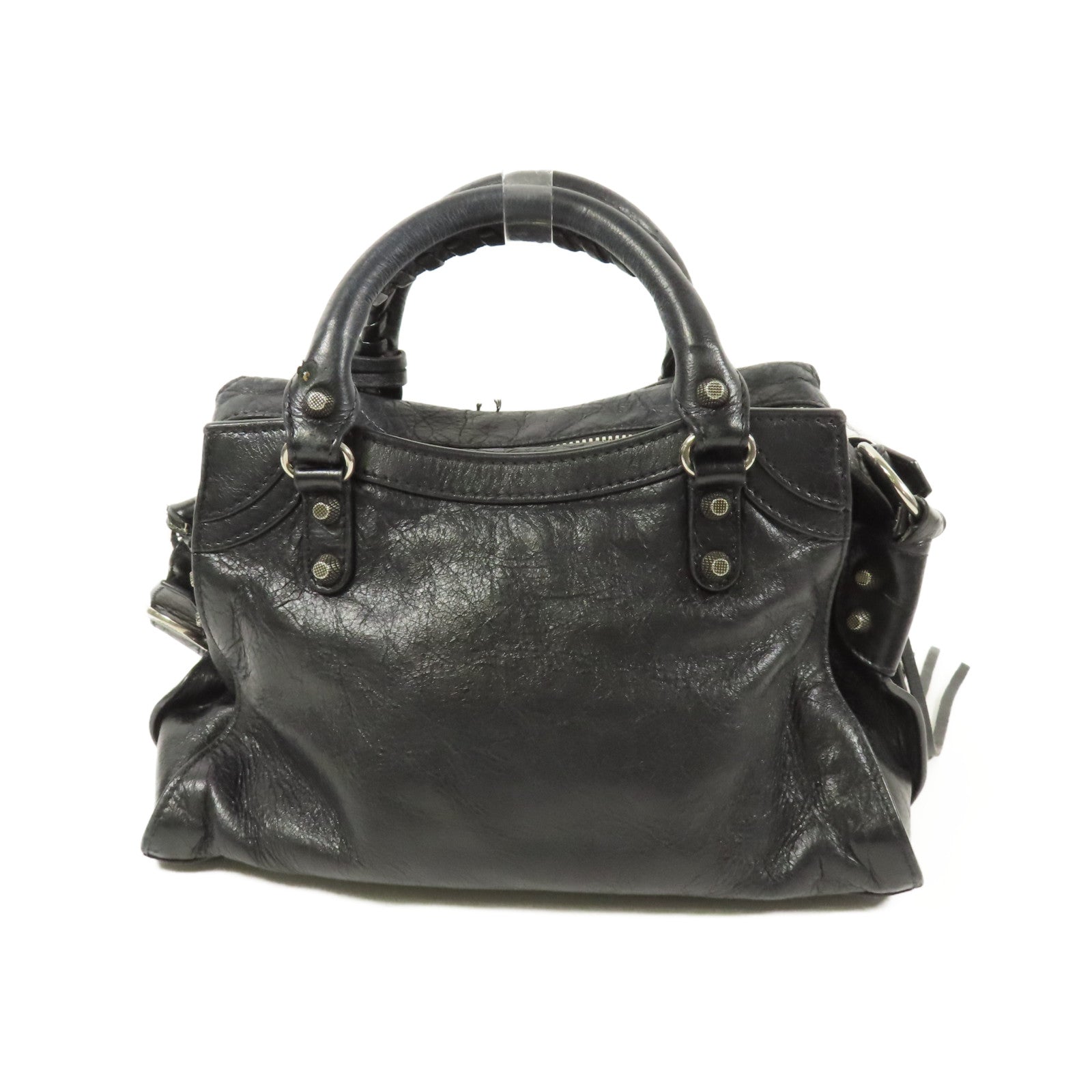 BALENCIAGA 牛皮皮革Neo Cagole XS銀扣手挽肩背兩用袋