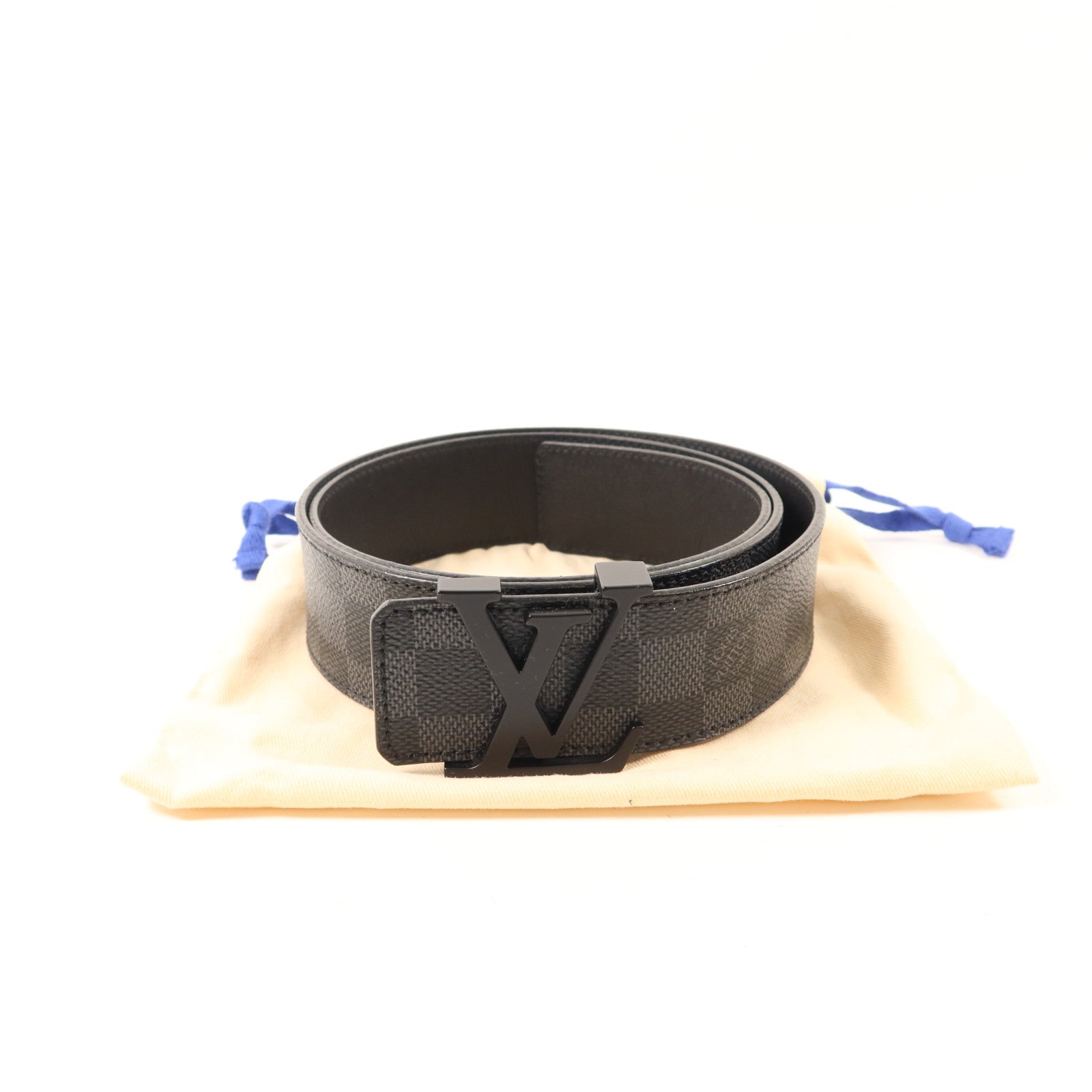 LOUIS VUITTON Damier Graphite Belt皮帶