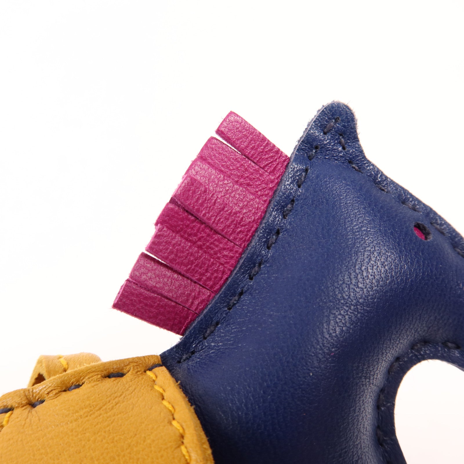 HERMES 皮革Rodeo PM掛飾