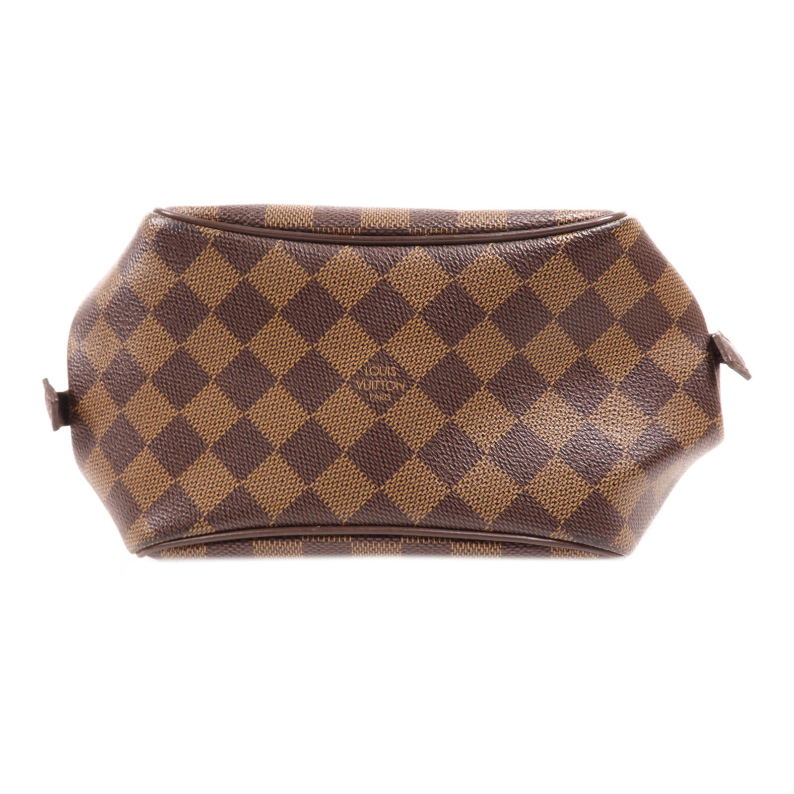 LOUIS VUITTON Damier Belem PM金扣手挽袋