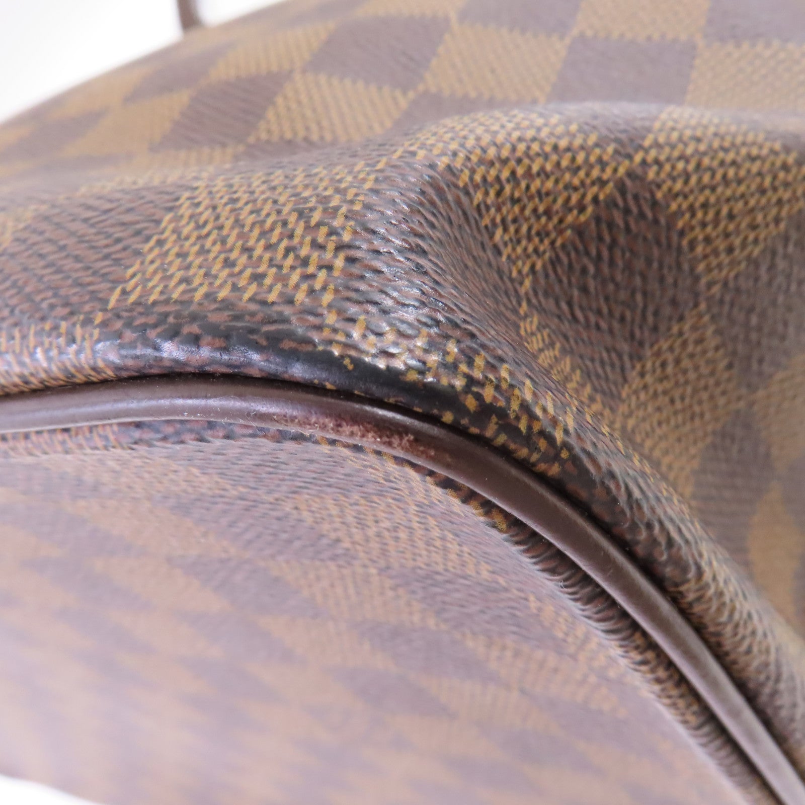 LOUIS VUITTON 【激減優惠】Damier Ebene Saleya PM Shoulder Bag金扣肩背袋啡色
