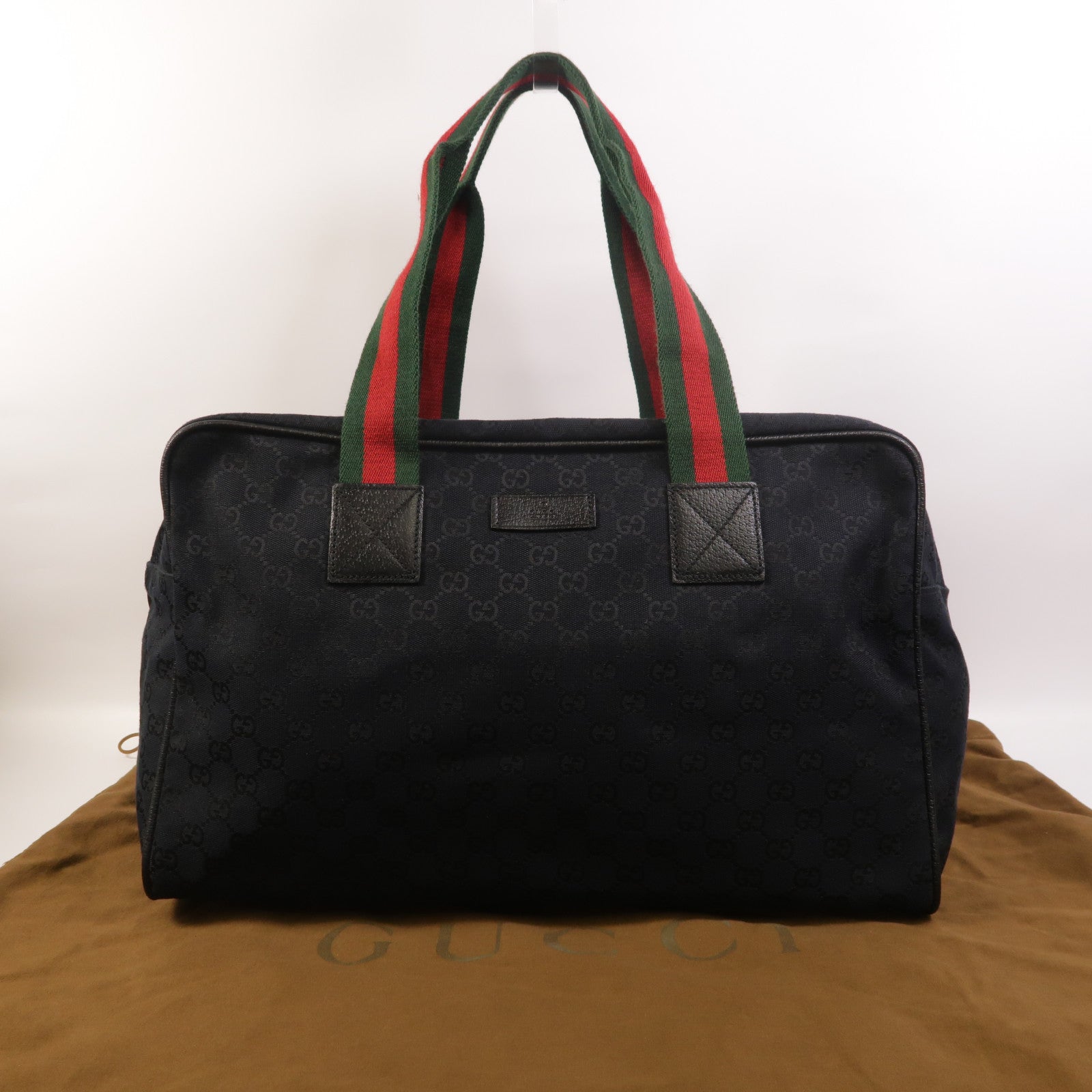 GUCCI 帆布Boston Bag波士頓包