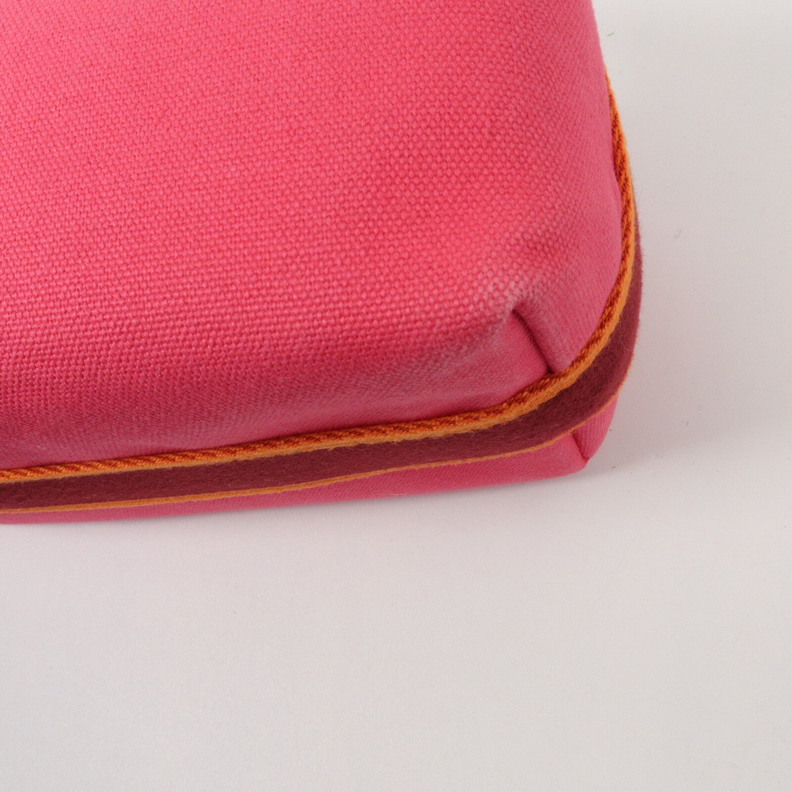 HERMES 帆布Bride A Brac GM手挽袋Hibiscus