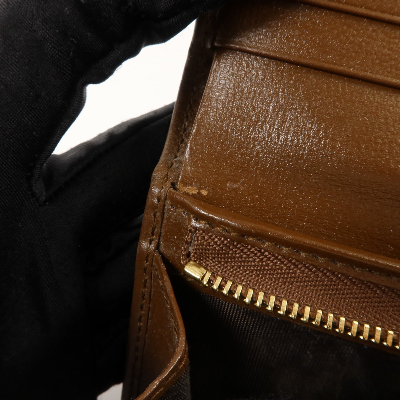 GUCCI 塗層帆布Horsebit 1955 Card Case Wallet錢包