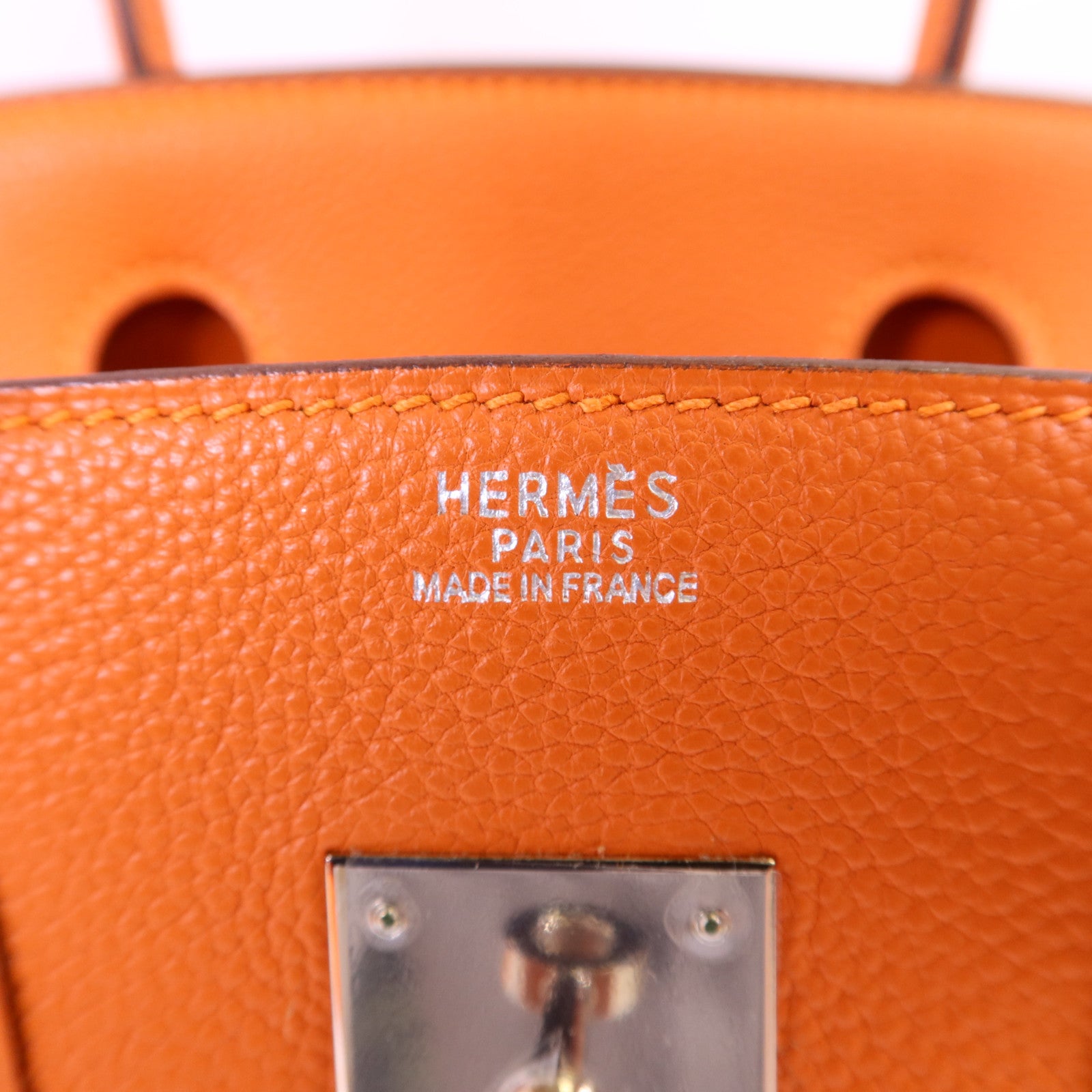 HERMES Togo皮革Birkin 30銀扣手挽袋