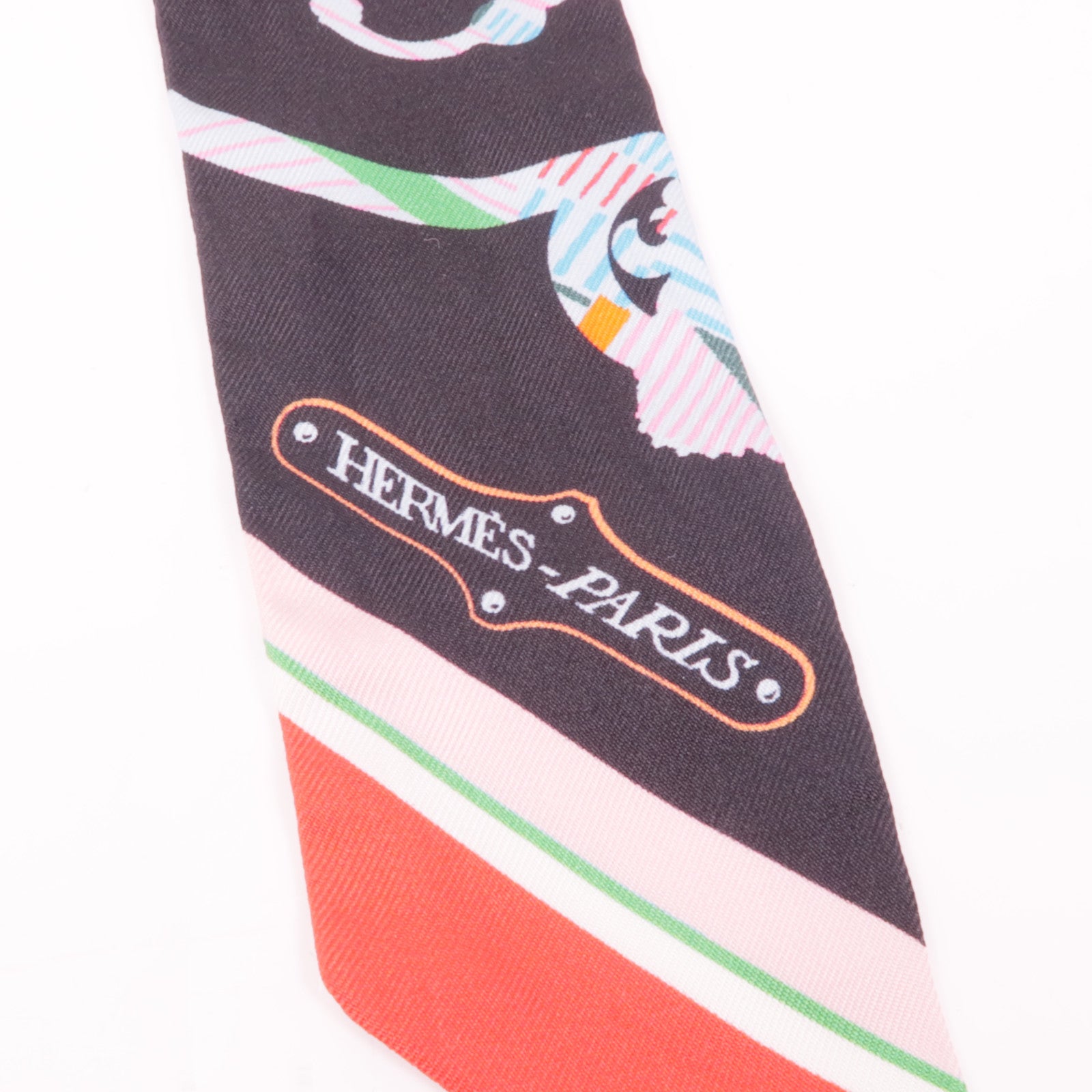 HERMES 【激減優惠】絲質Twilly絲巾