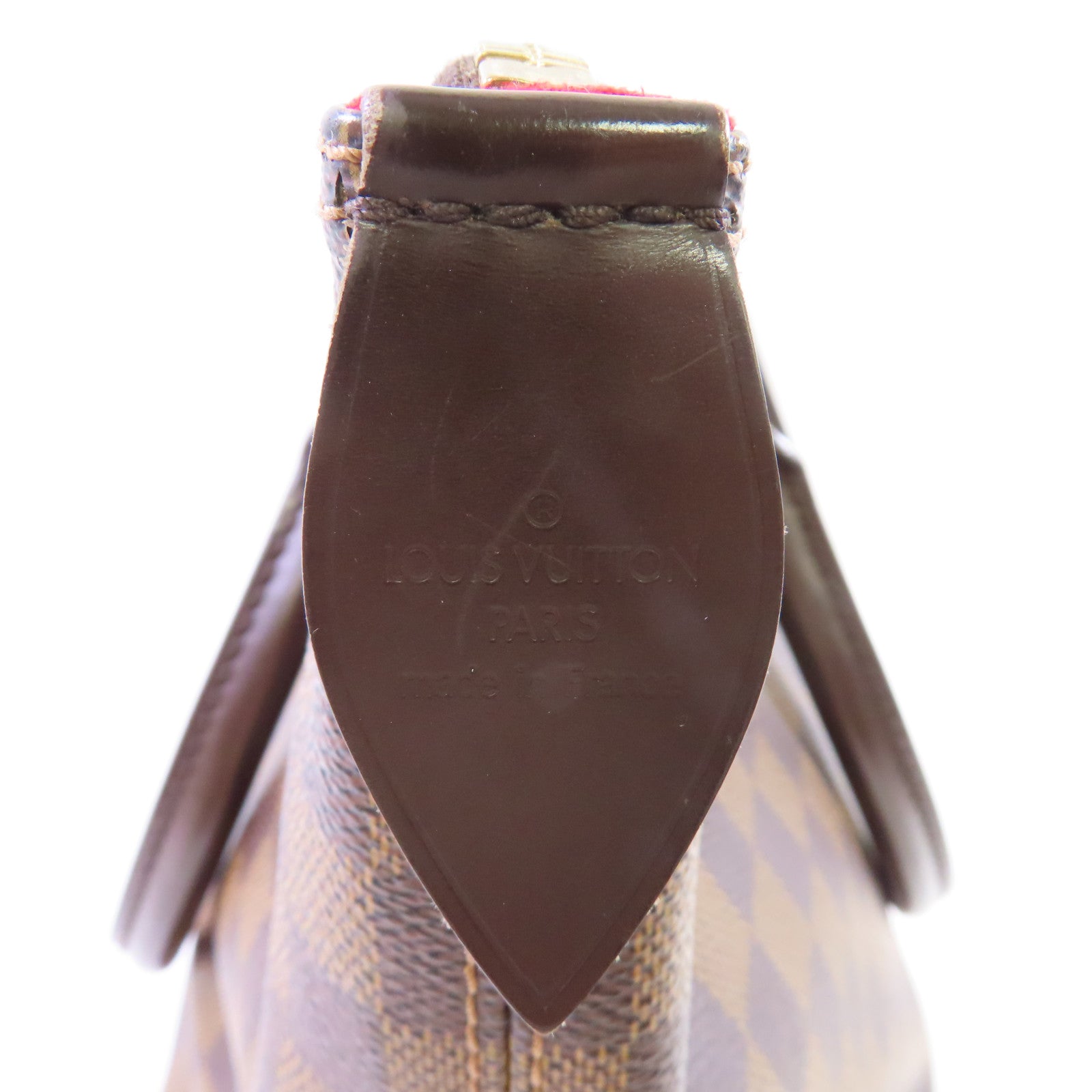 LOUIS VUITTON 【激減優惠】Damier Ebene Saleya PM Shoulder Bag金扣肩背袋啡色