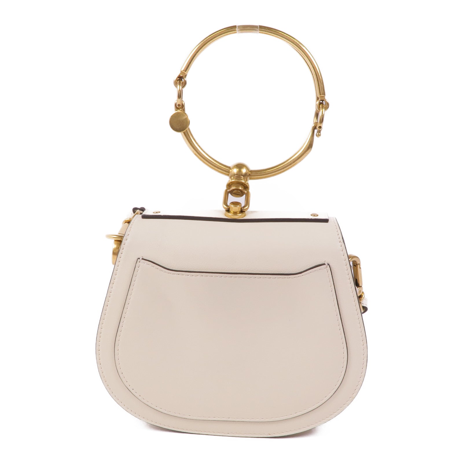 Chloe 牛皮皮革Nile金扣手挽肩背兩用袋