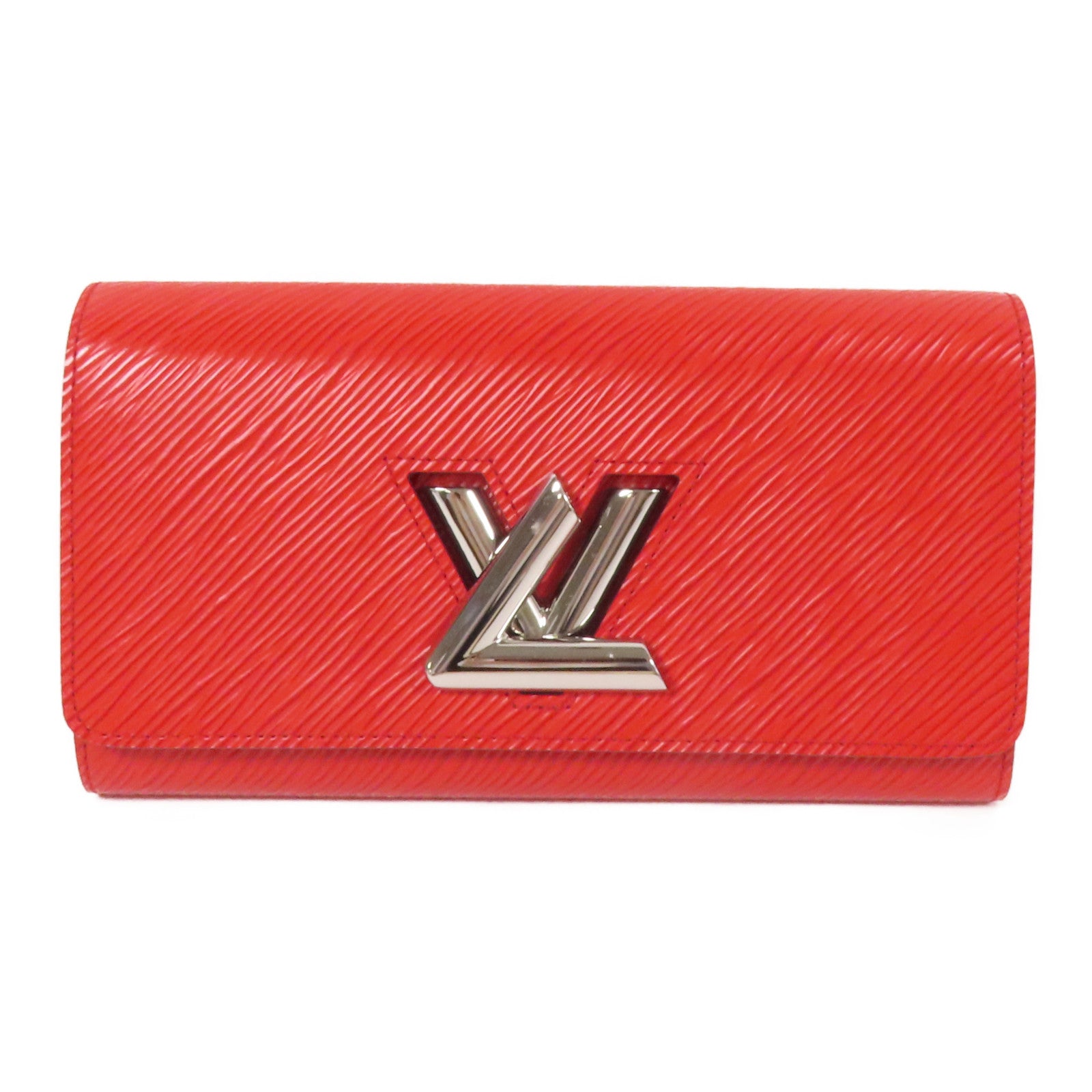 LOUIS VUITTON Epi Twist Wallet銀扣長錢包