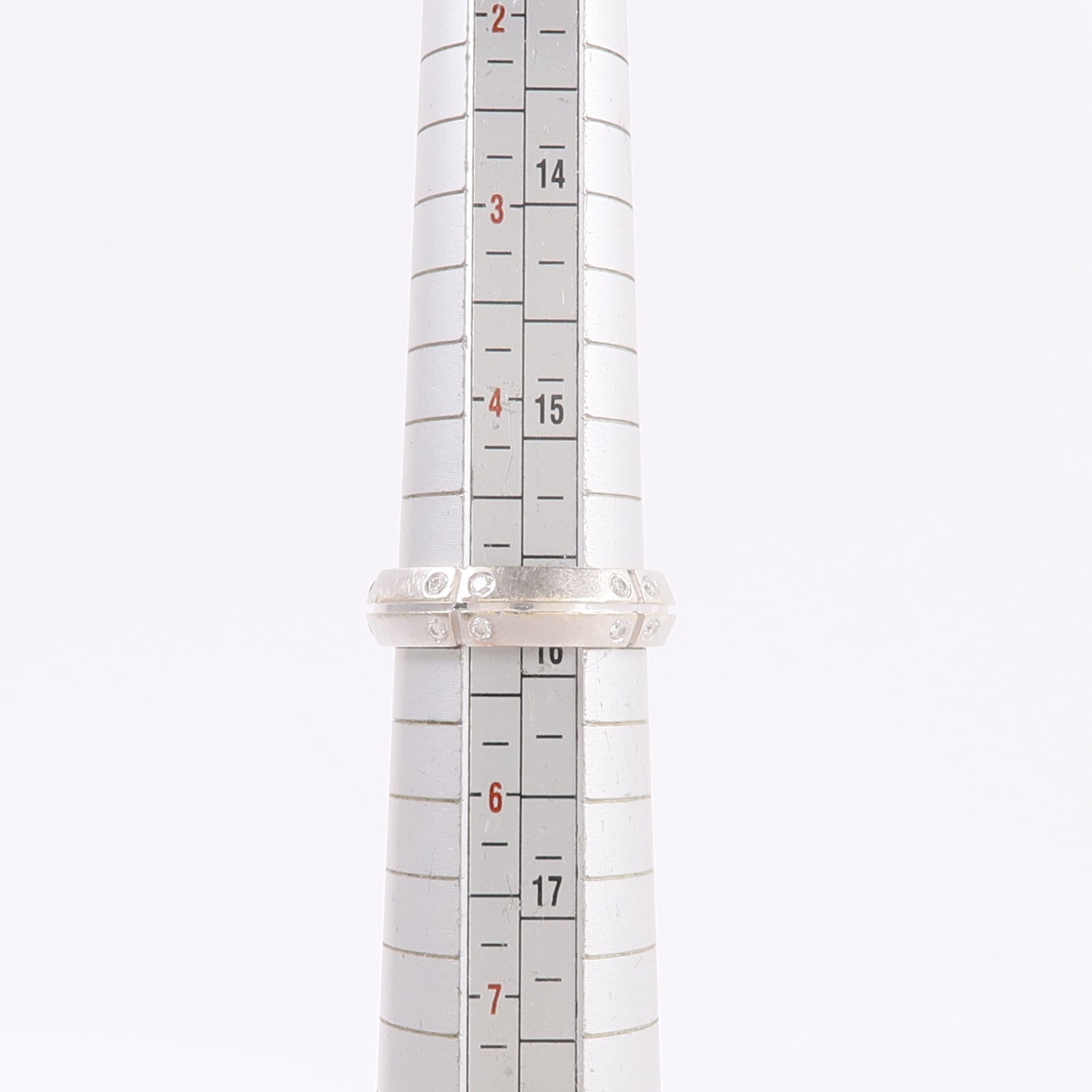 TIFFANY＆CO 18K白金Streamerica Diamond Ring鑽石戒指