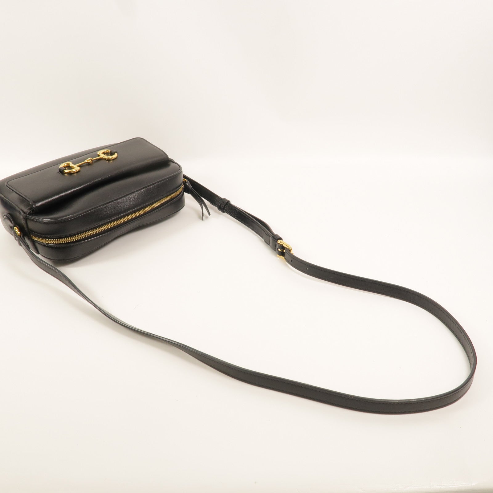 GUCCI 牛皮皮革Horsebit 1955 Small肩背袋