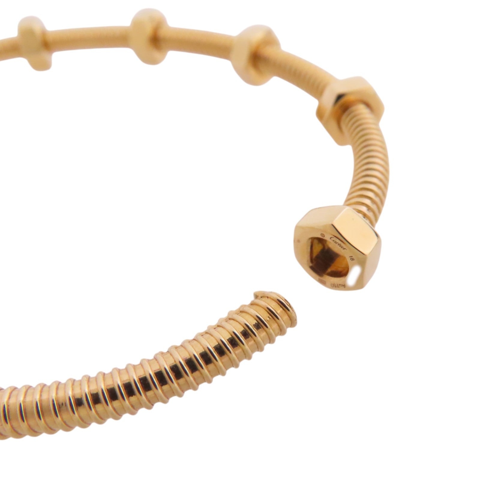 CARTIER 18K玫瑰金Ecrou de Cartier Blaceret手鏈#18