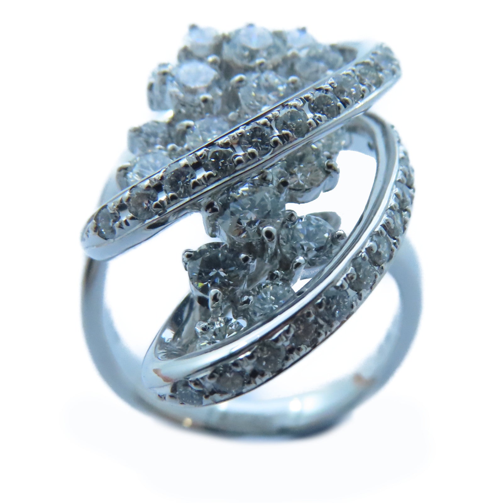 JEWELRY 【激減優惠】18K白金Diamond Ring 1.38ct鑽石戒指US#6.5