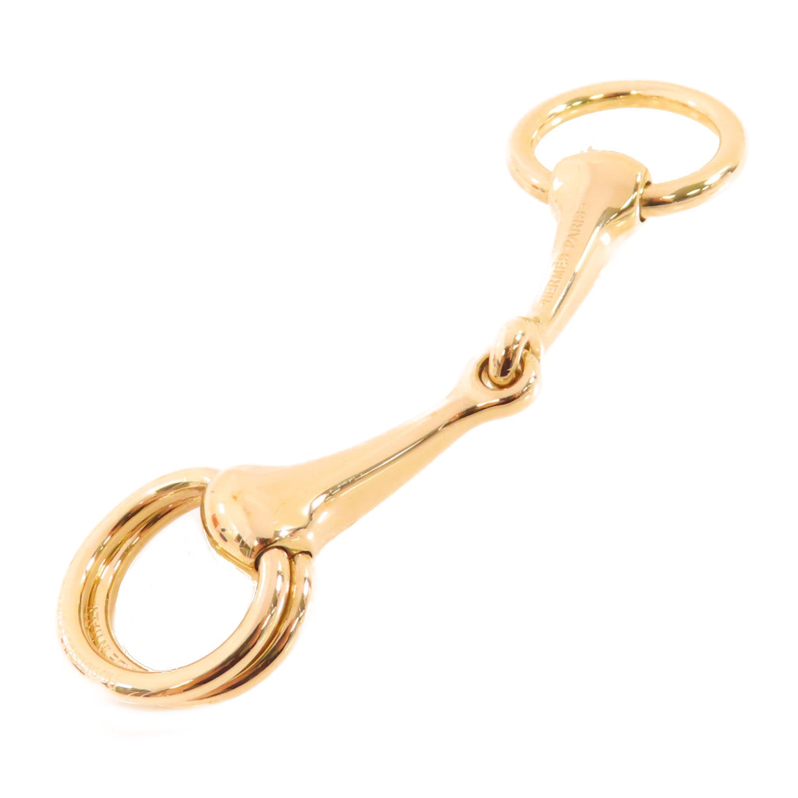 HERMES 金屬Mors twilly Scarf Ring金色
