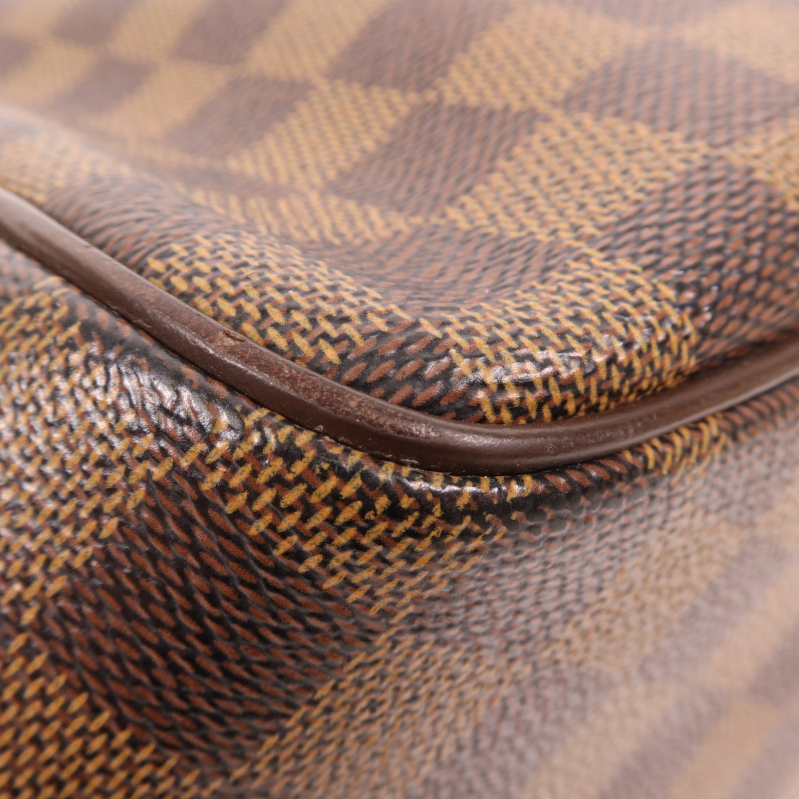 LOUIS VUITTON Damier Belem PM金扣手挽袋