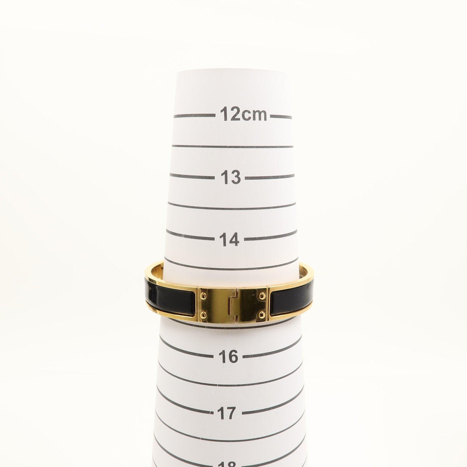 HERMES 金屬/琺瑯Enamel Hinged Bracelet手鐲